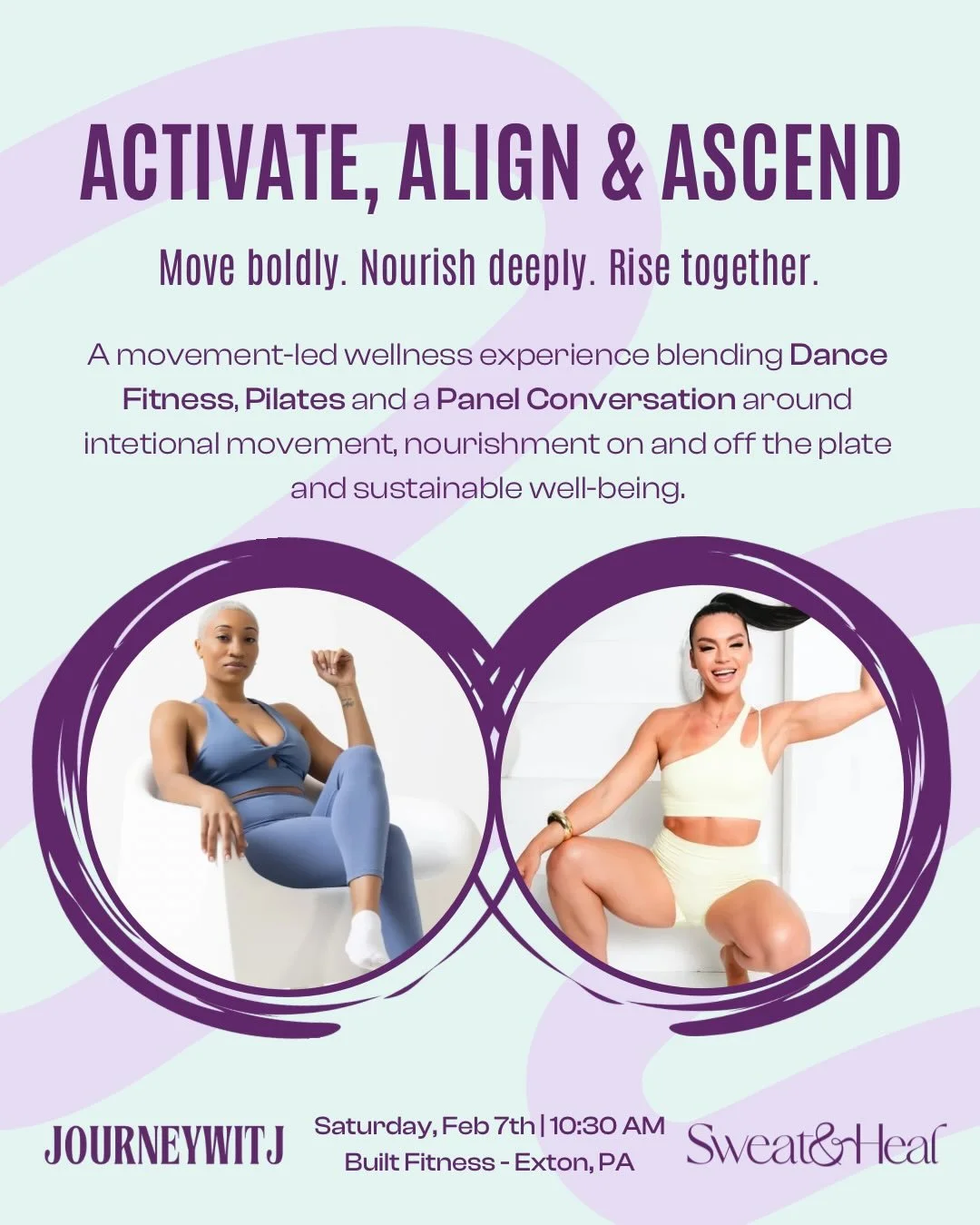 Back at Built Fitness &mdash; and it feeeeeels sooo good! @built_fit 🔥

This time with one of my faves @journeywitj bringing our Built Fam a wellness experience you don&rsquo;t want to miss! 

After such a powerful collaboration with Pilates in The 