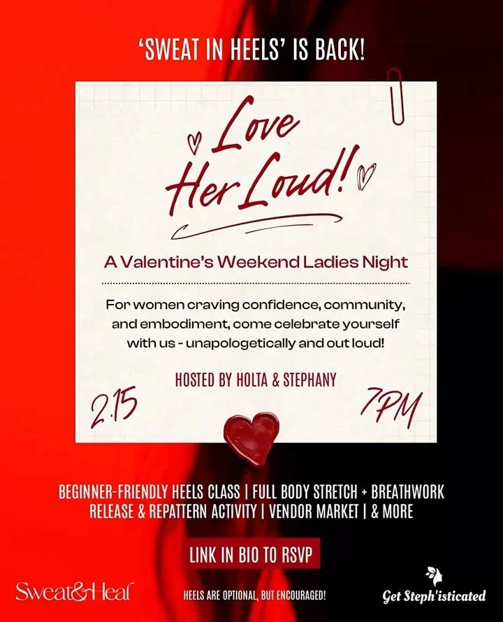 Confidence is most often built, not found&hellip; And the dance floor is easily one of the best places to build it! 

That&rsquo;s in part why @stephany_lynn_ and I are bringing back &lsquo;Sweat in Heels&rsquo; with &lsquo;Love Her Loud&rsquo; &mdas