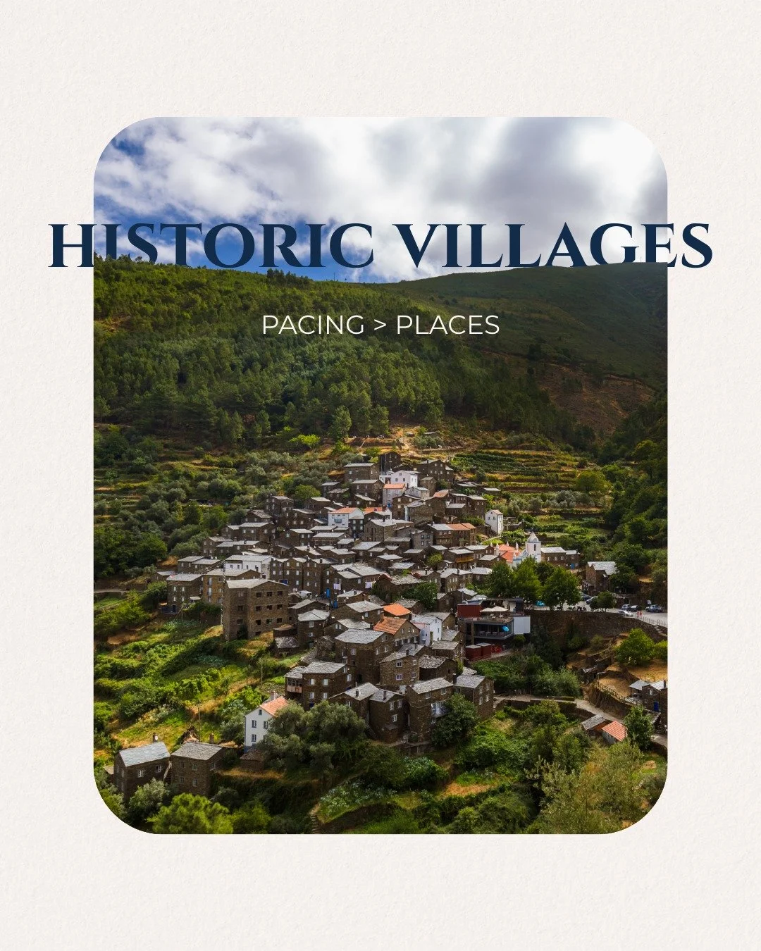 Historic Villages sell best when they feel intentional, not crammed in.
 A simple rule: fewer stops + more context + better timing.

DM VILLAGES for a white-label itinerary.

#traveladvisor #luxurytraveladvisor #traveltrade #bespoketravel #dmc #portu