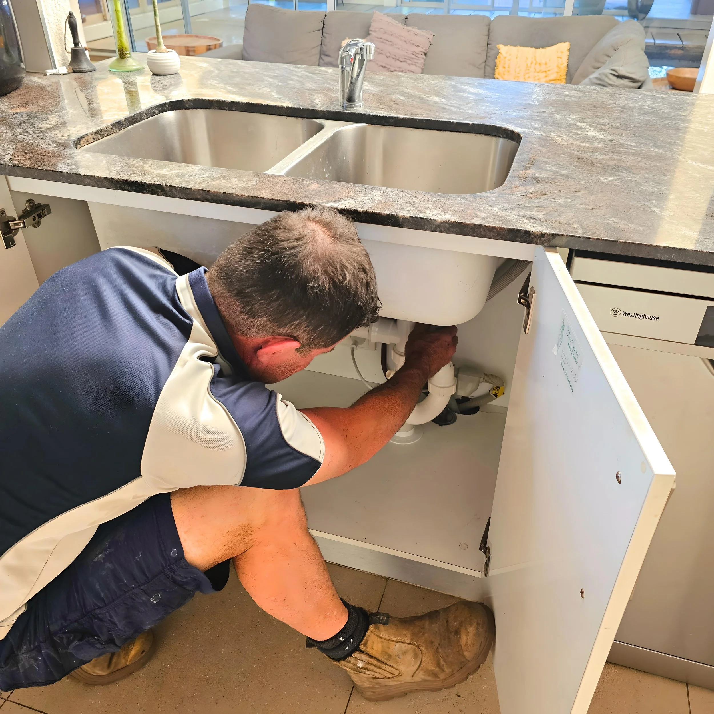 blocked sink repaired in coolum beach by First Class Plumbing
