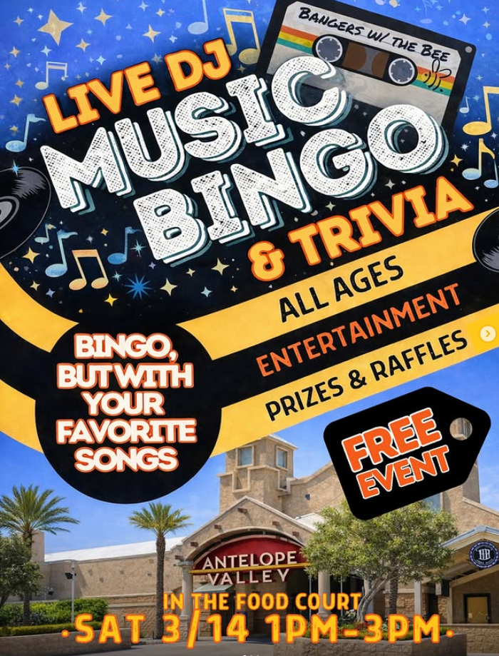 Music Bingo &amp; Trivia with Miss Sierra Bee!