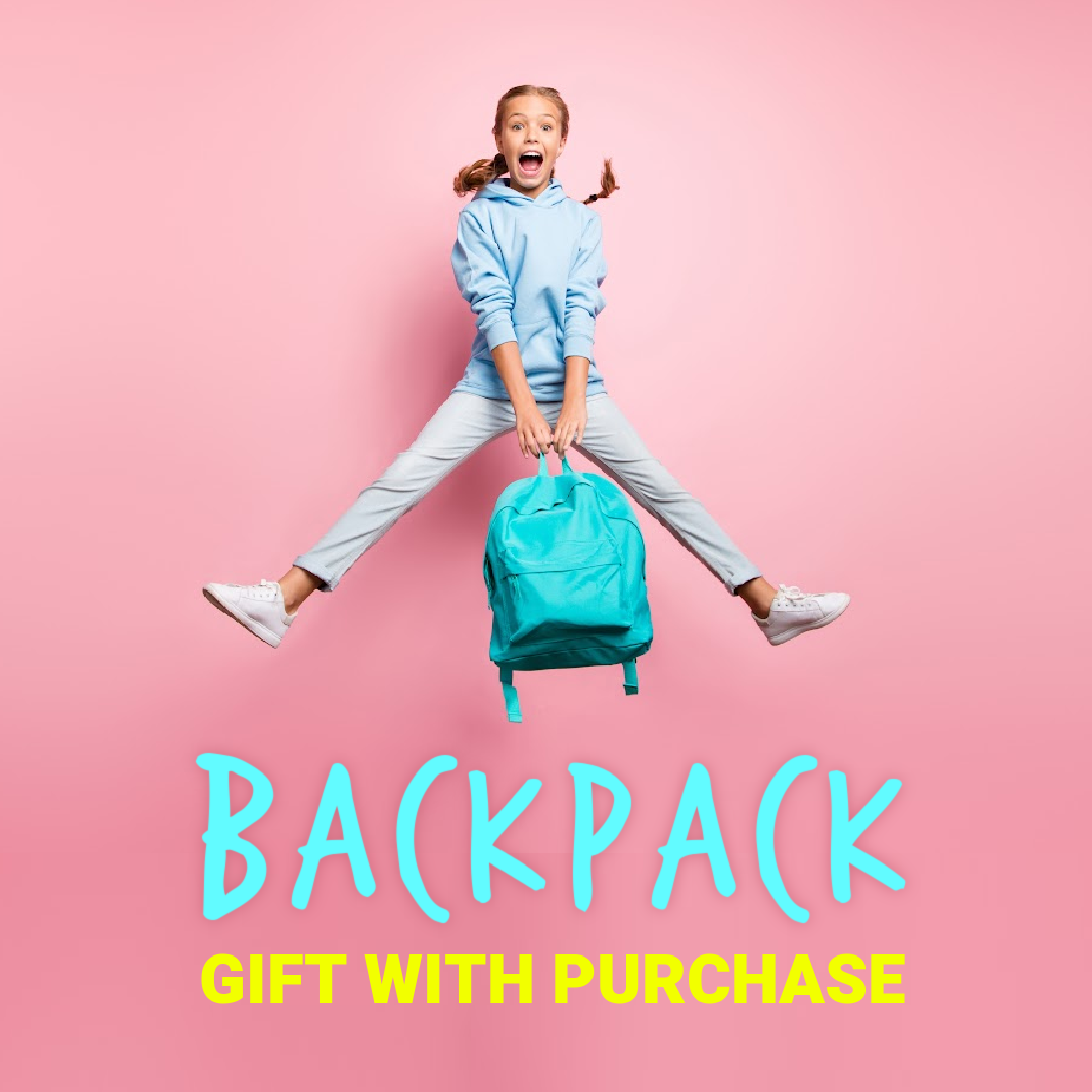 Backpack gift with purchase
