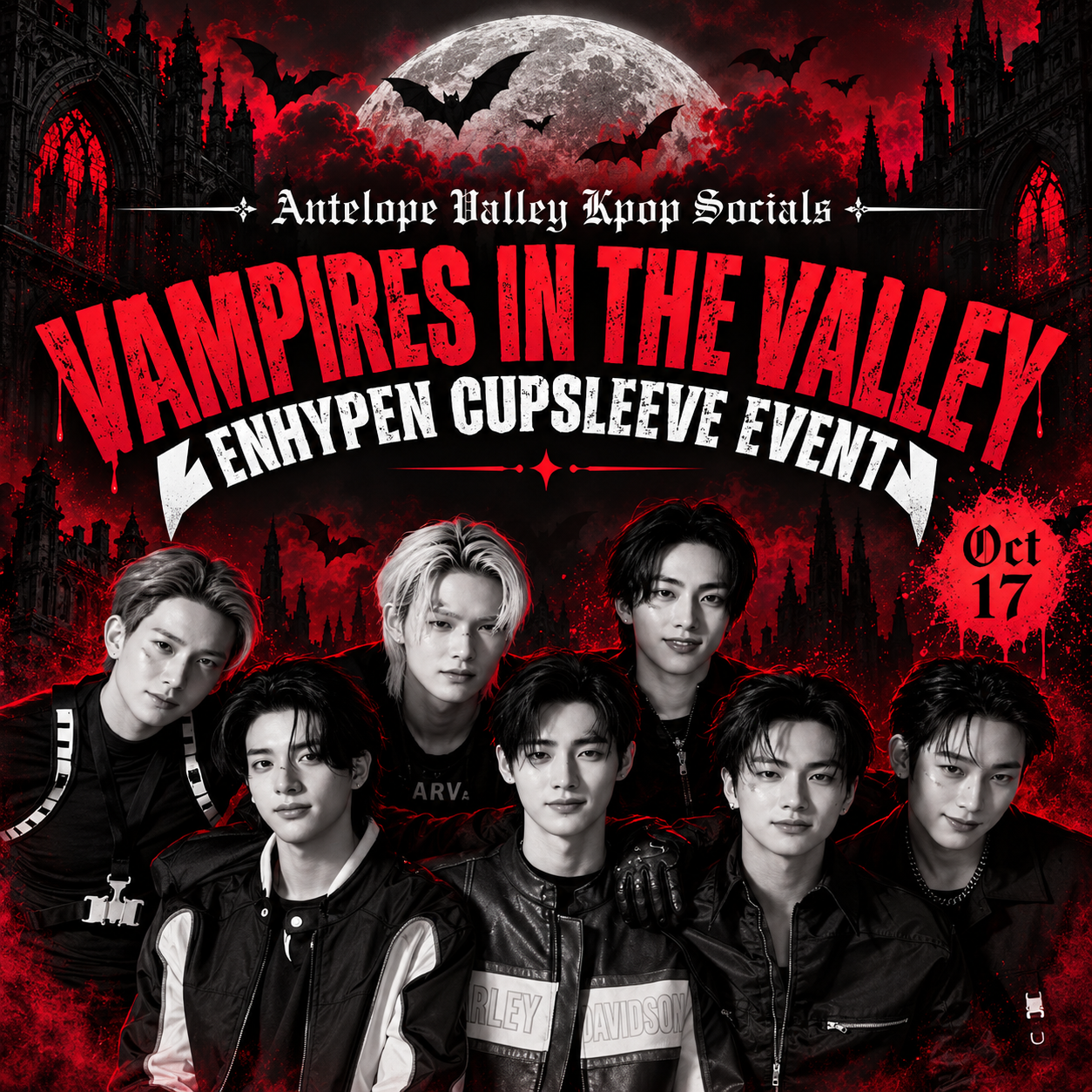 Vampires in the valley - kpop socials event