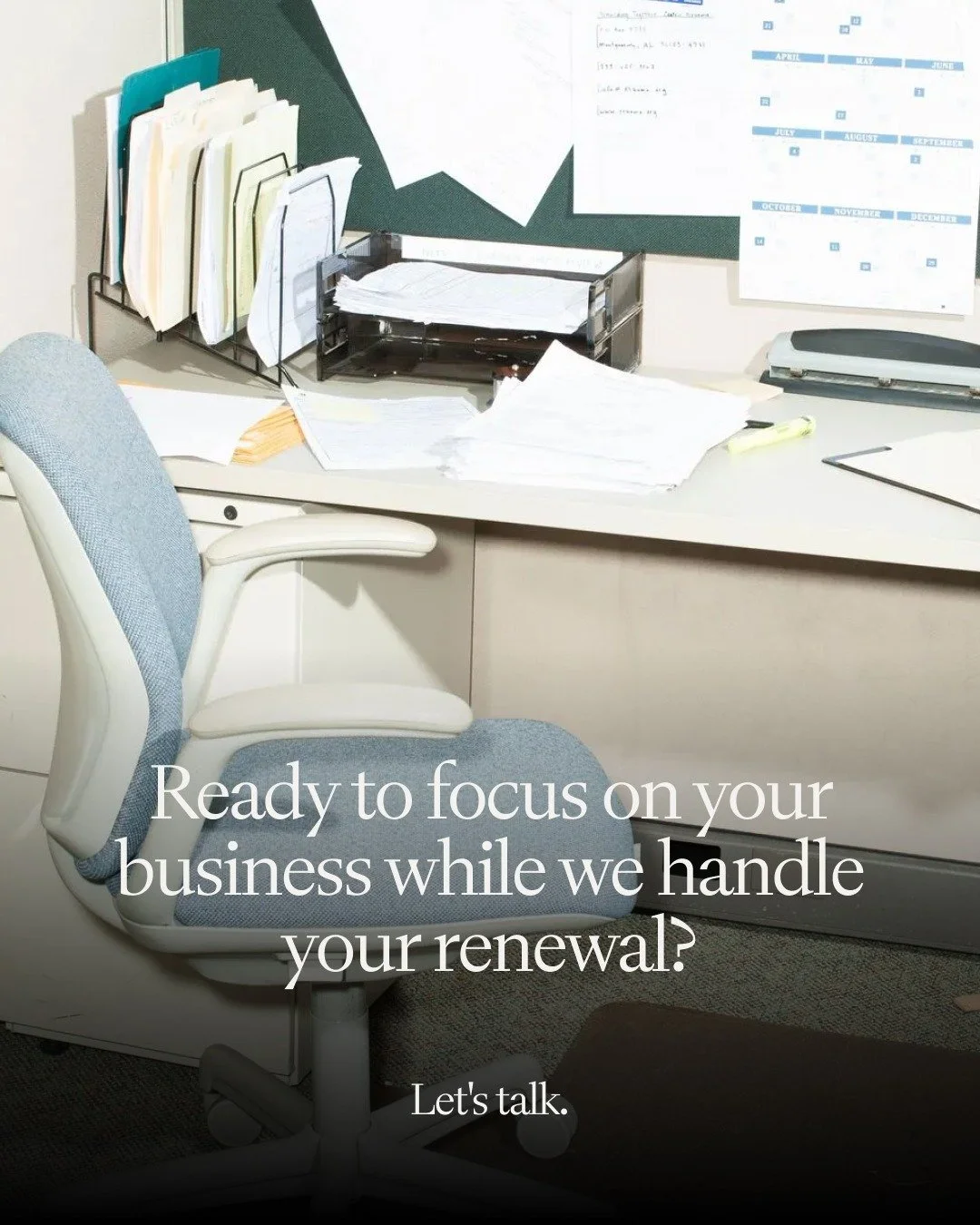 2️⃣ more hours a day
To add to your already long day at work
That is what it&rsquo;s going to take to get through the DCR License Renewal now

OR

Just focus on your business while we handle your Renewal.
You get to Focus on making more 💰 while we F