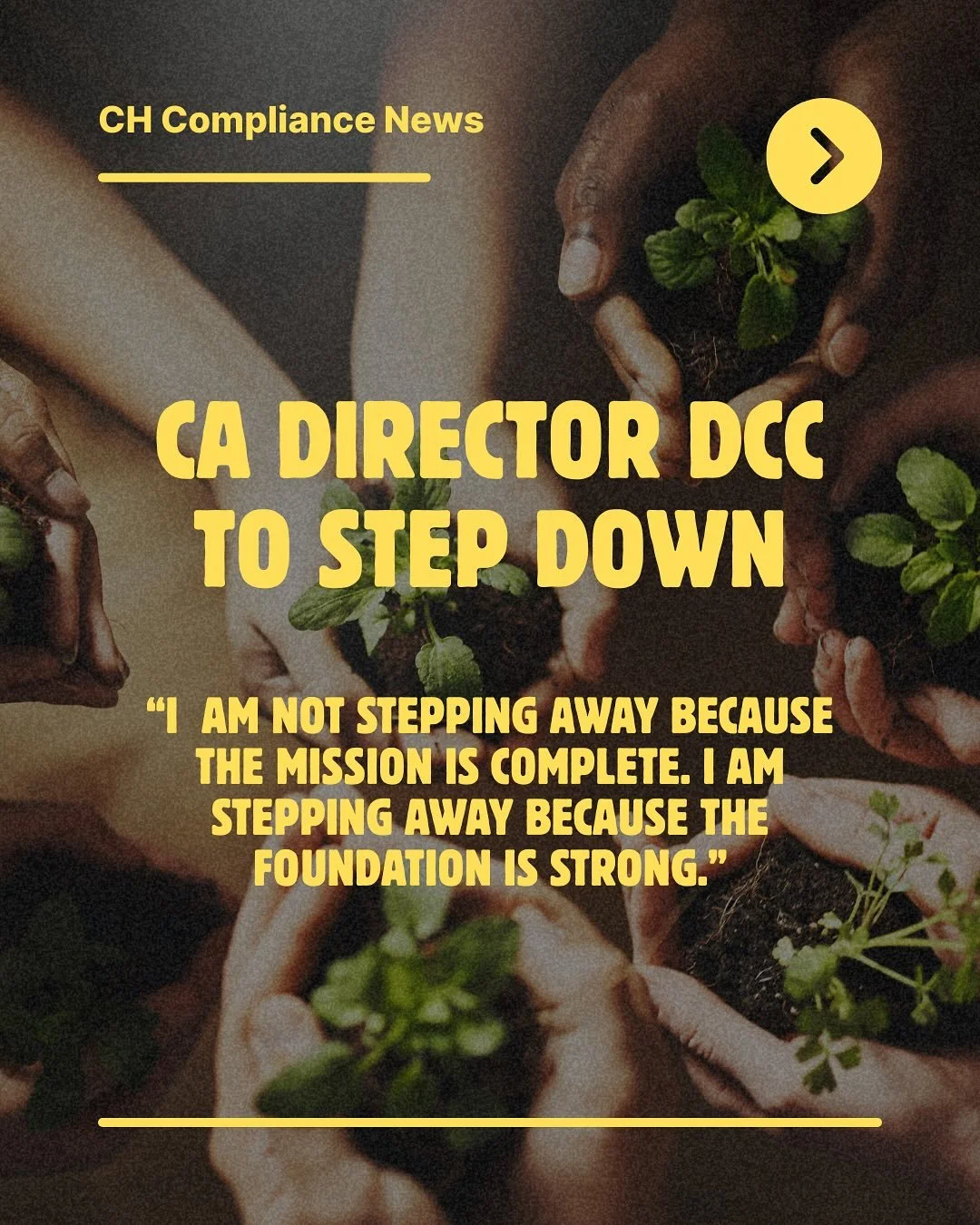 The Industry in CA is Unraveling 
How many licenses have been abandoned just this year alone?
Retailers are drowning in taxes
Waiting to get a reply about Metrc &amp; compliance go unanswered.
The sound of DCC listening to Operators is deafening❗️

A
