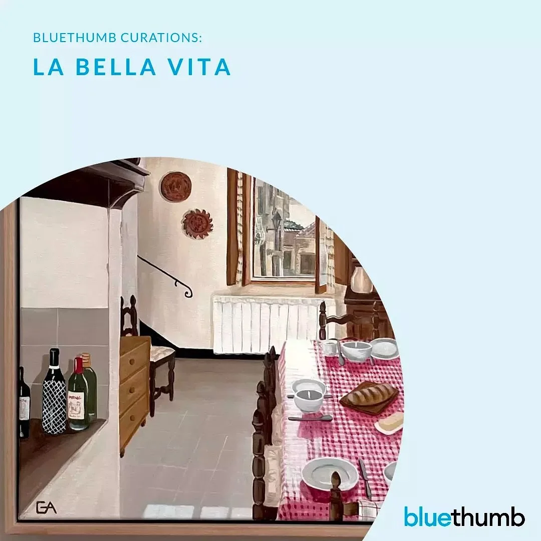 Two of my paintings have been featured in a @bluethumbart curation - La Bella Vita 

#bluethumbart #bluethumbartist #curation #italiankitchen