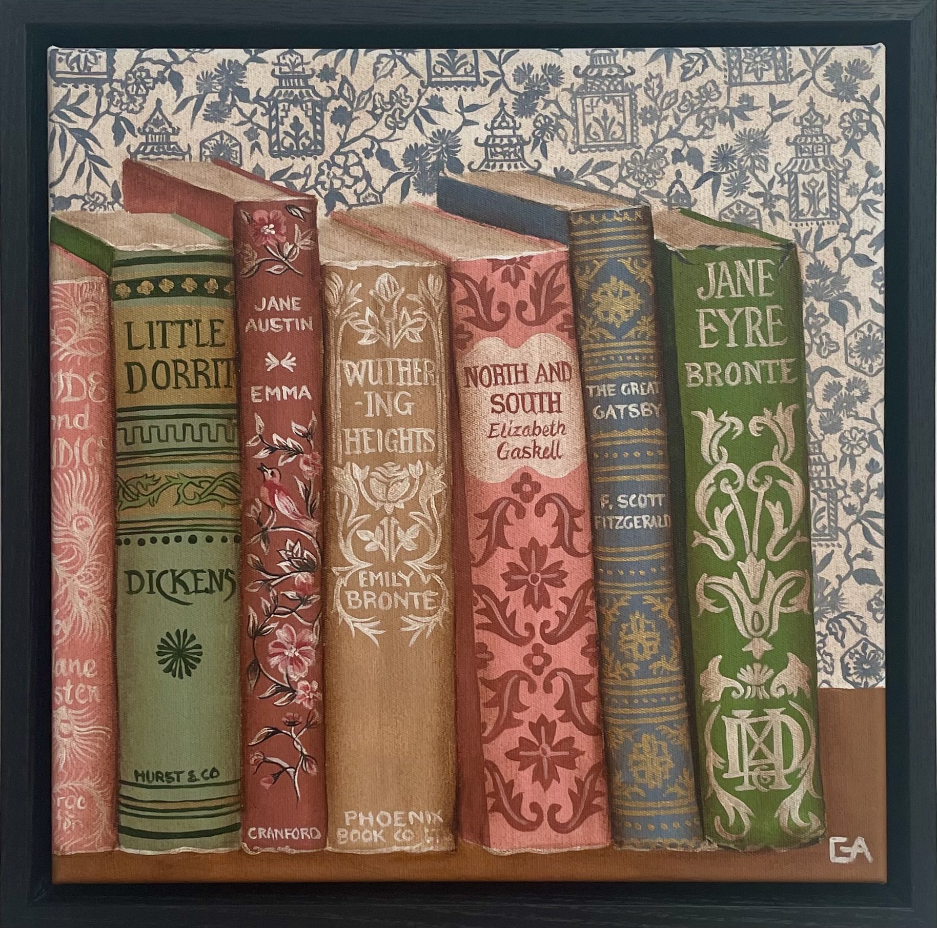 From Austen to Bronte - framed