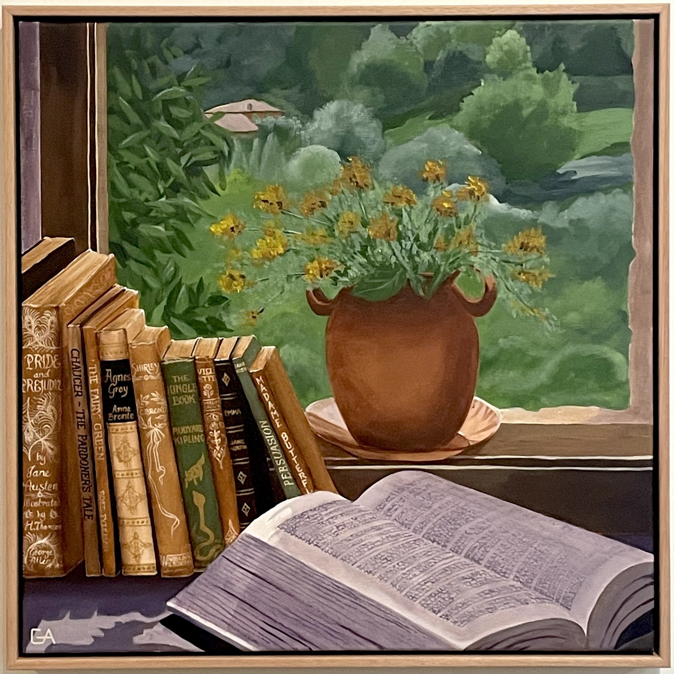 The reading place - framed