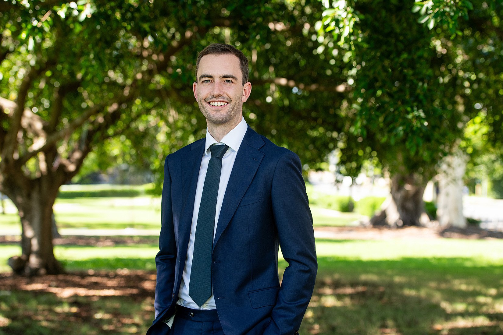 Headshot of a man in real estate in Brisbane