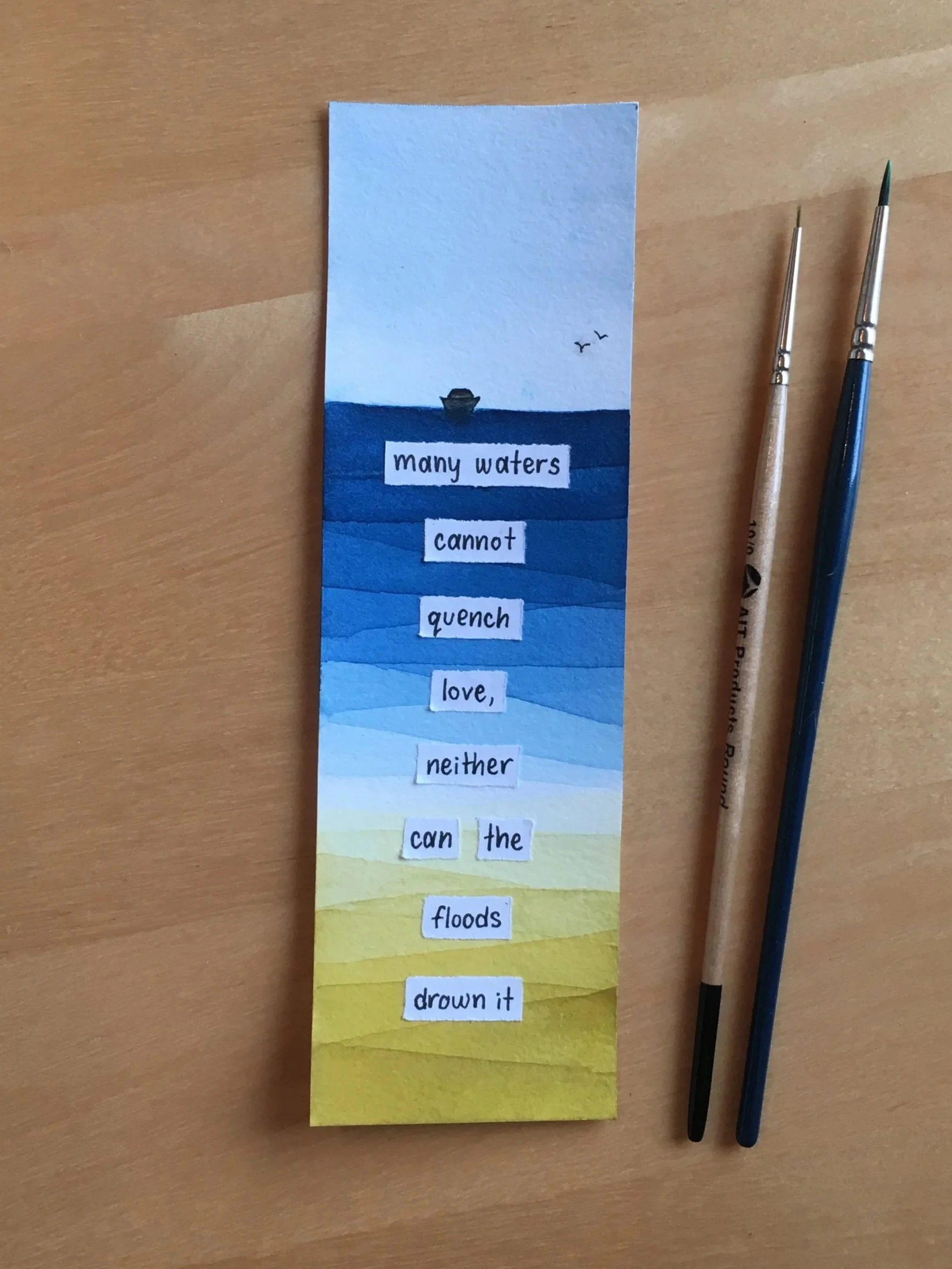bookmark - watercolor (2018)