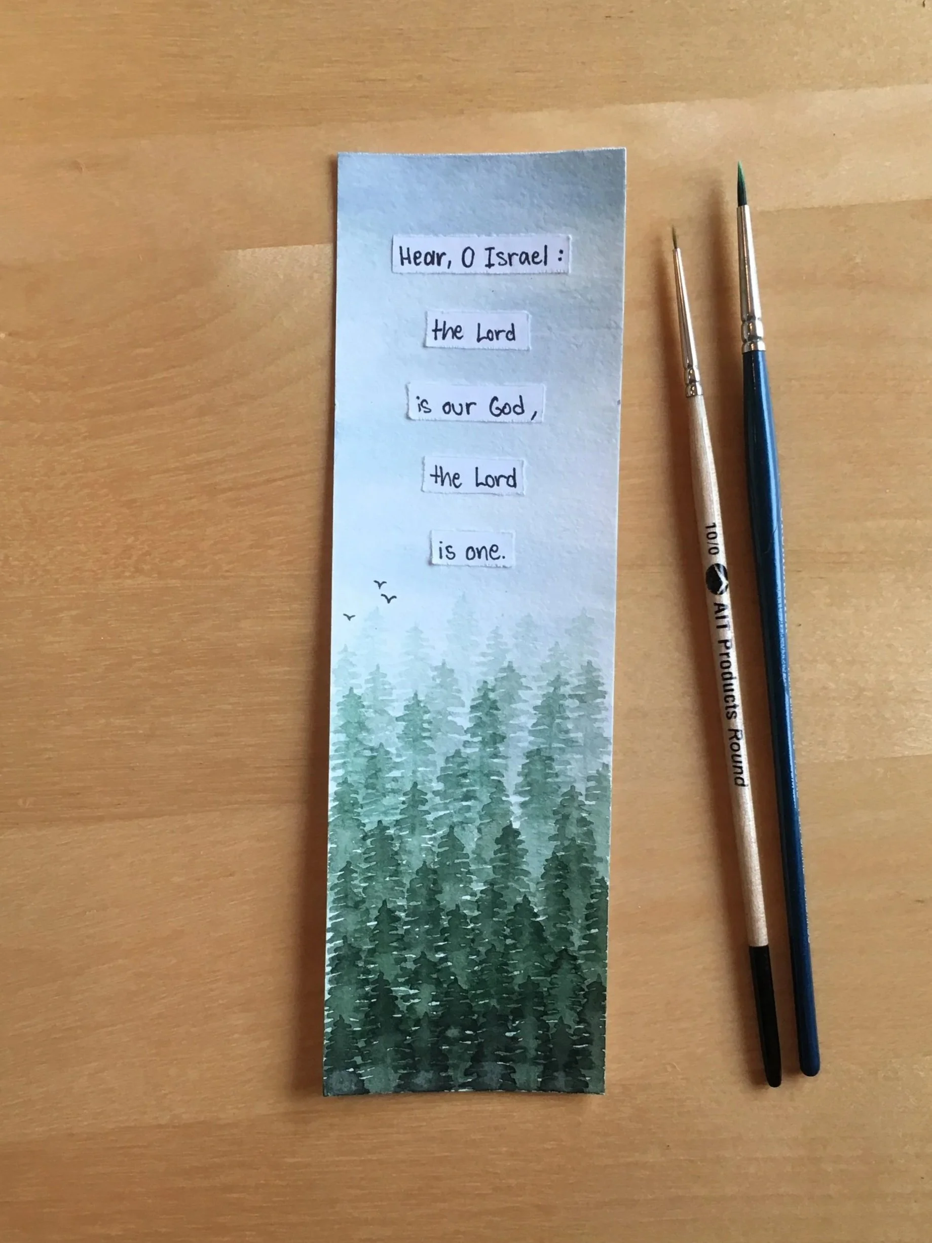 bookmark - watercolor (2018)
