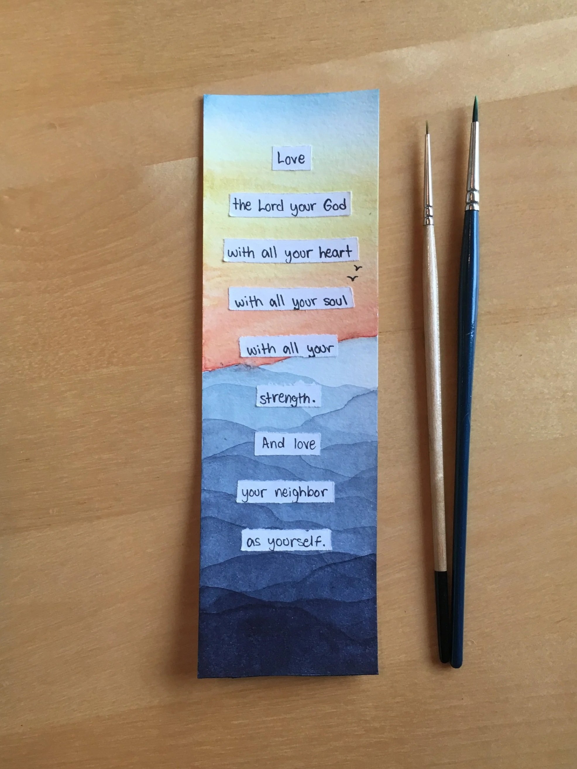 bookmark - watercolor (2018)