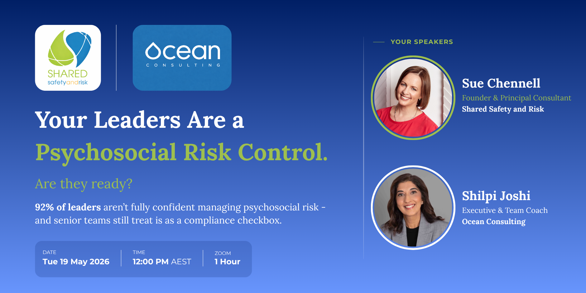 Webinar 19th of May 2026 Recap: Your Leaders Are a Psychosocial Risk Control. Are they Ready?