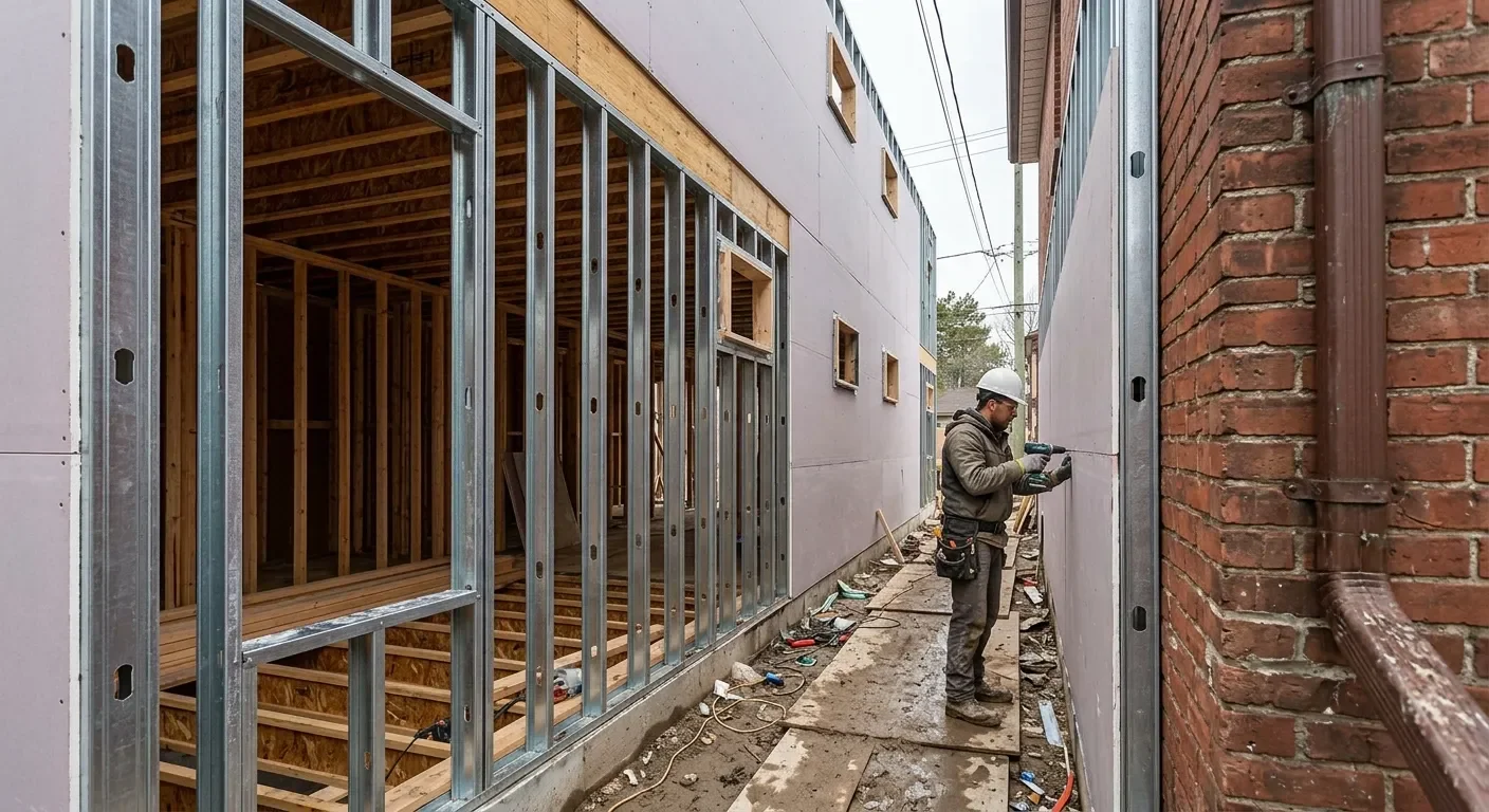 Side Walls Close to the Neighbour