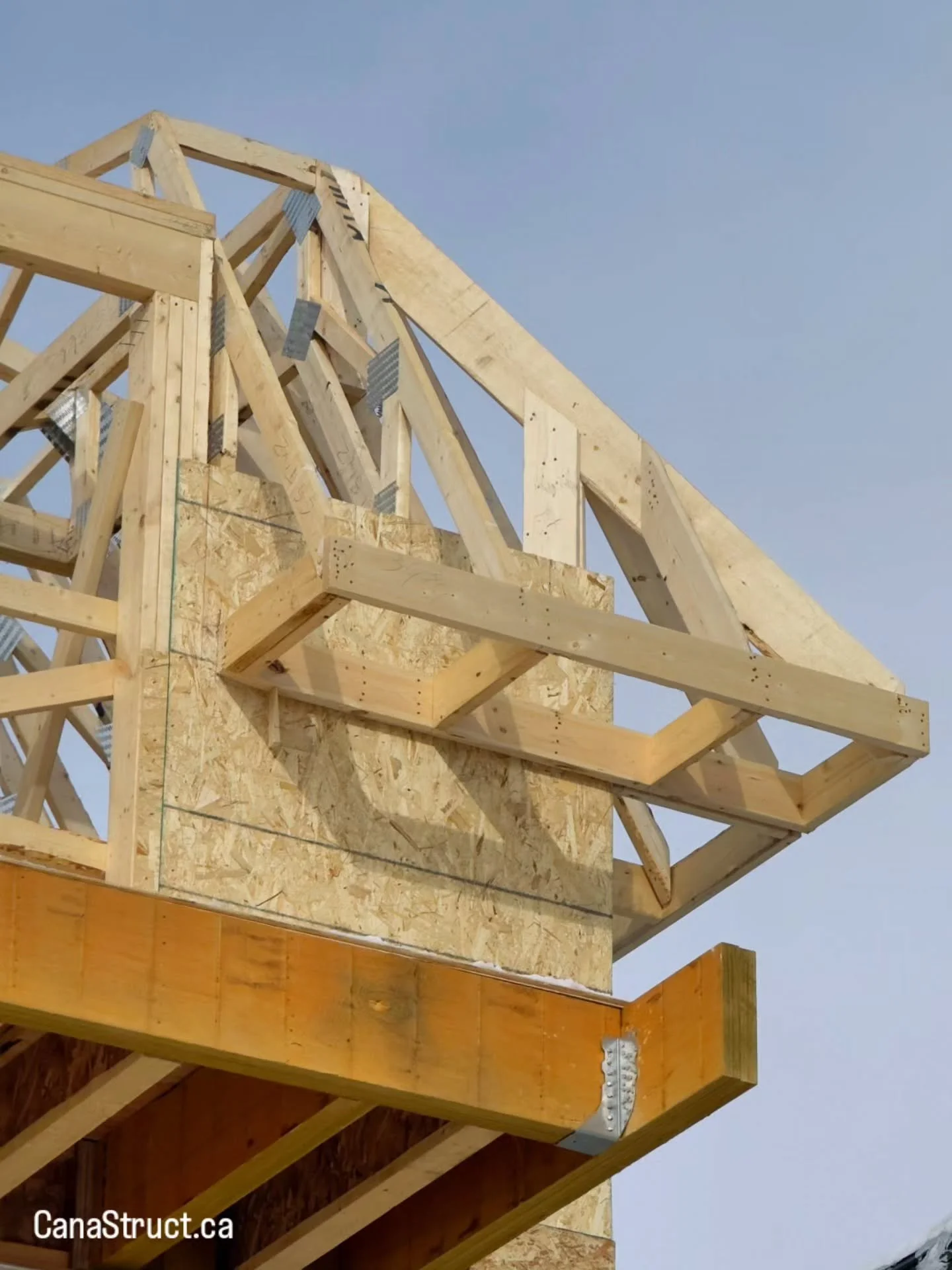 Framing out all the details 🏠🔨 #customhomes 

#canastruct #framing #construction #toronto