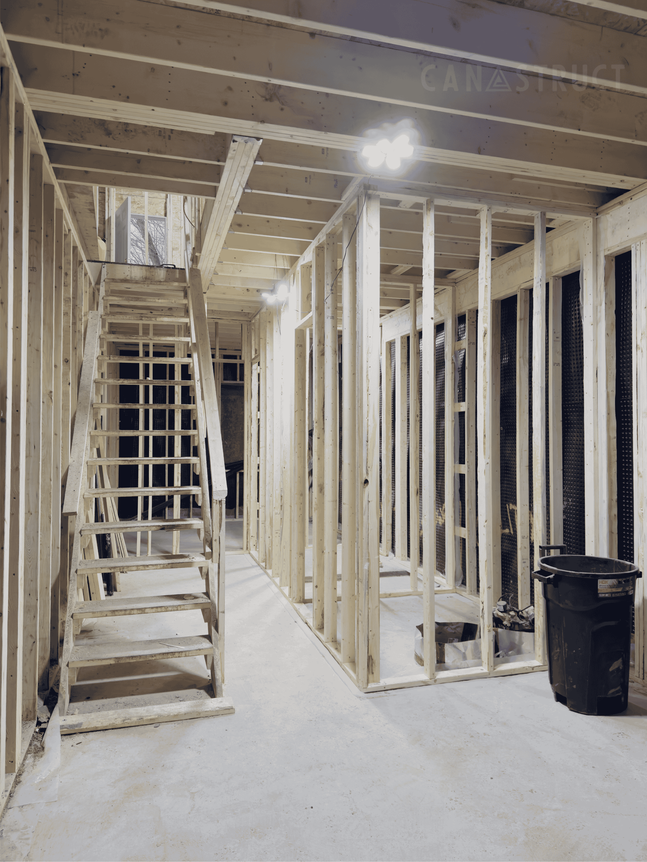 Basment Framing wood