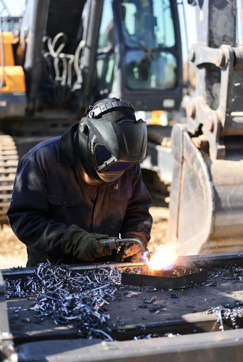Warehouse Mezzanine Construction Welding