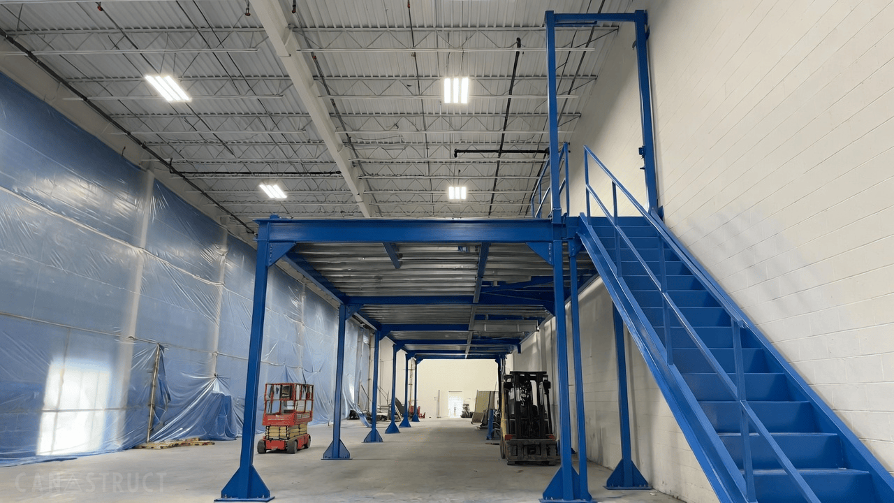 Retail Mezzanine Framing