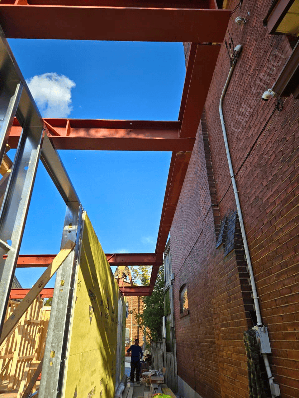 Warehouse Mezzanine Construction Welding