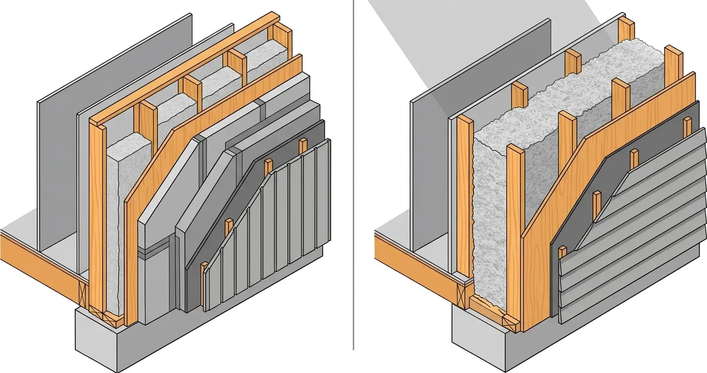 Net zero wall types