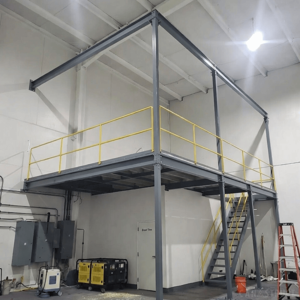 Office Mezzanine Framing