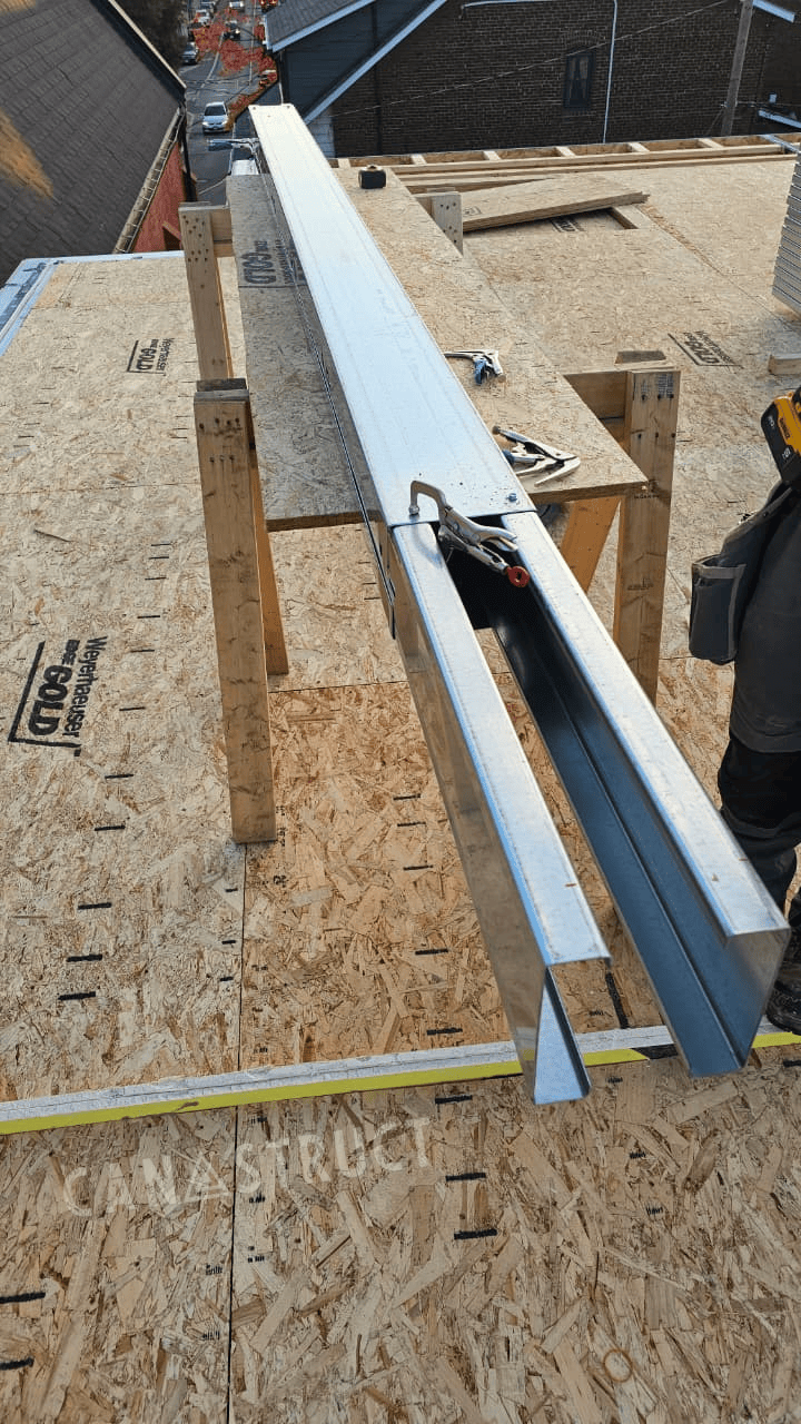 Basement Steel Stud Framing