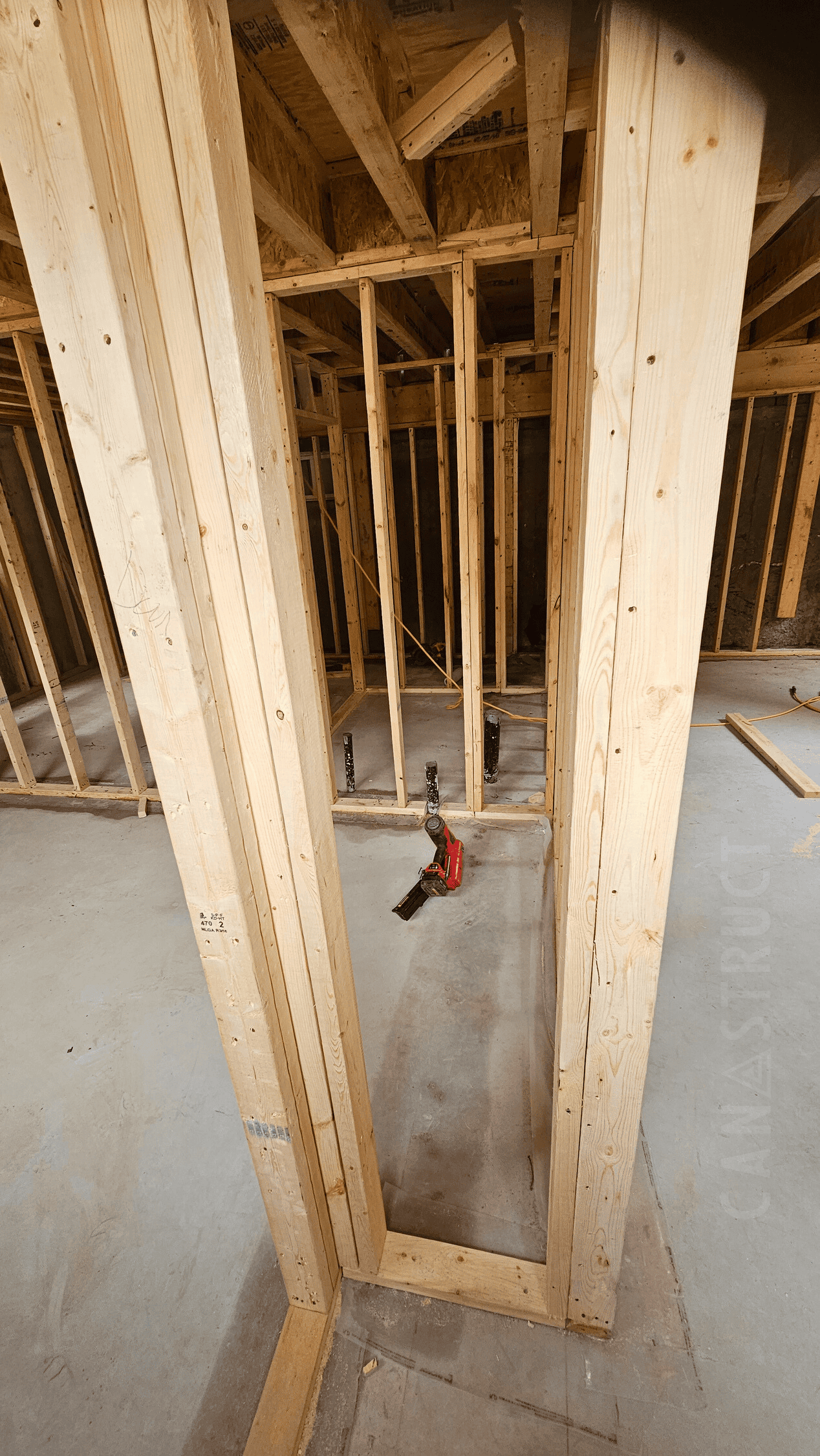 Steel Stud Framing for Basements