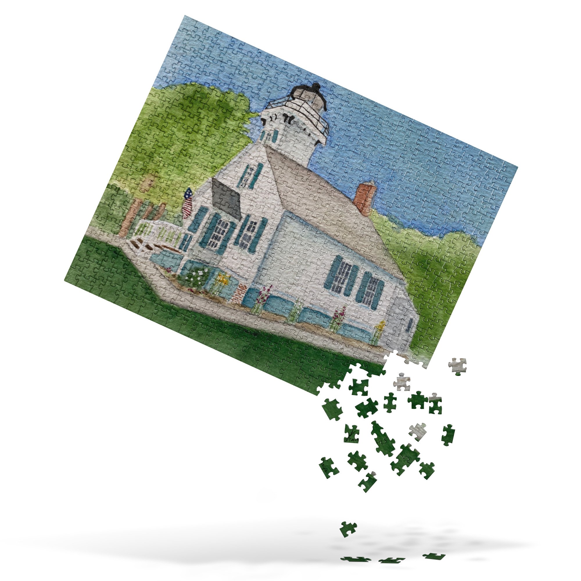 Old Mission Lighthouse Jigsaw puzzle