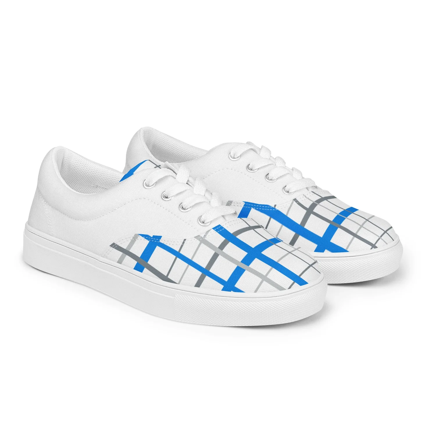 Detroit Plaid: Women’s lace-up canvas shoes — Kathryn Jones Happy Color  Spark Joy with Happy Color’s Vibrant Collection for Every Season