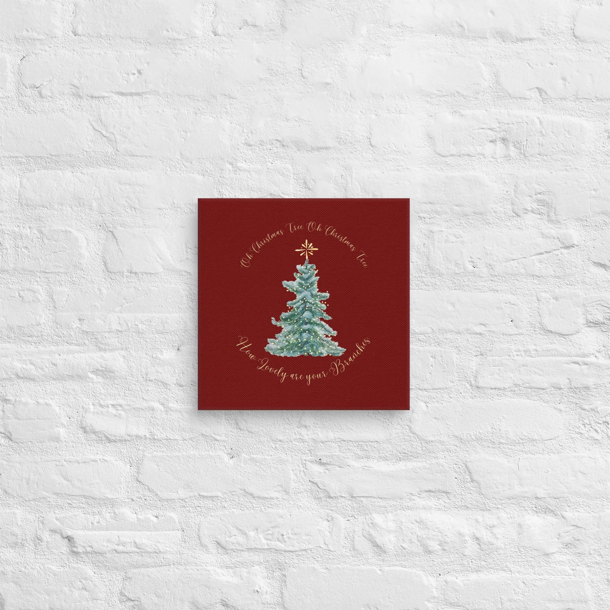 Oh Christmas Tree - Canvas