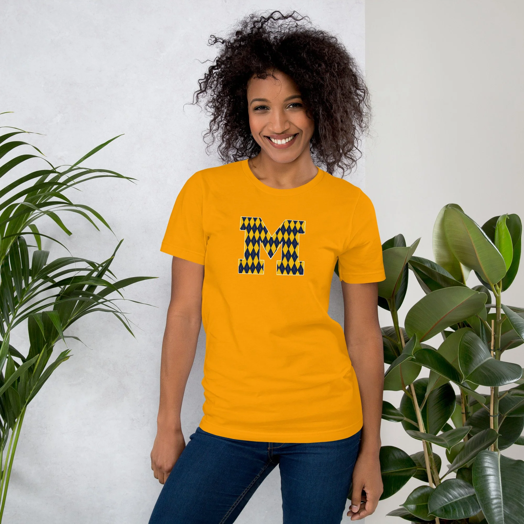 M Argyle- Unisex t-shirt
