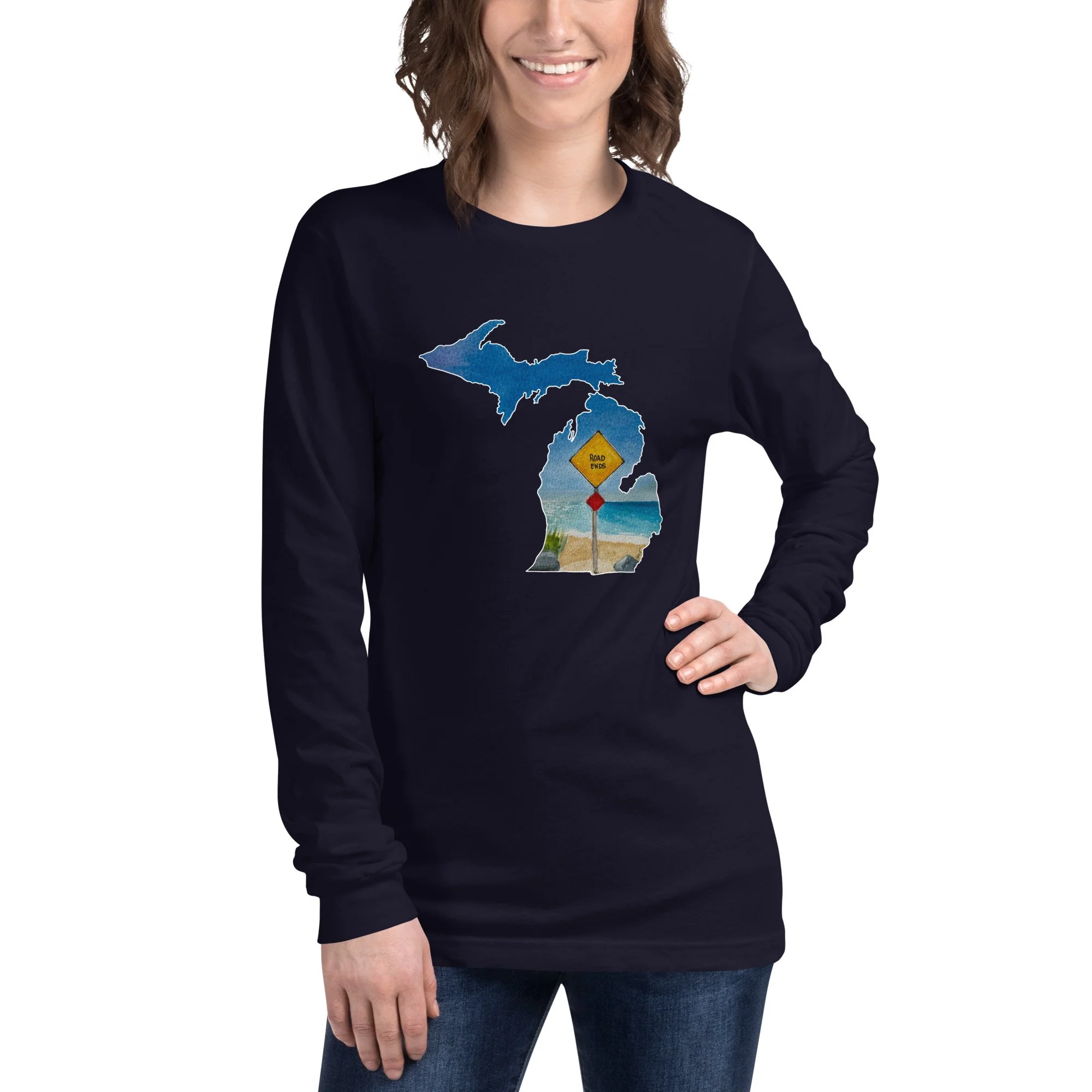 Dead End Beach - Unisex Long Sleeve Tee