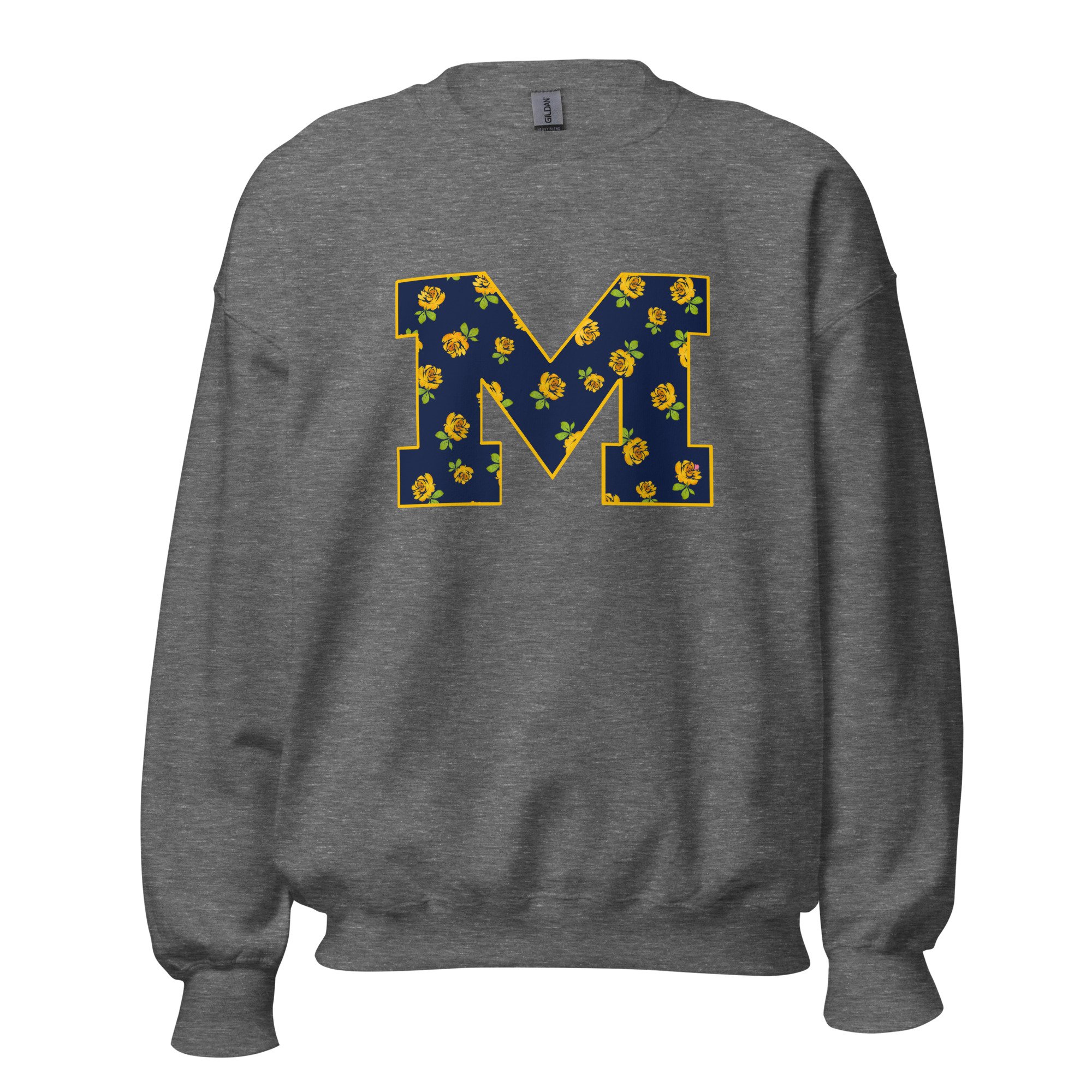 M Maize Roses - Unisex Sweatshirt