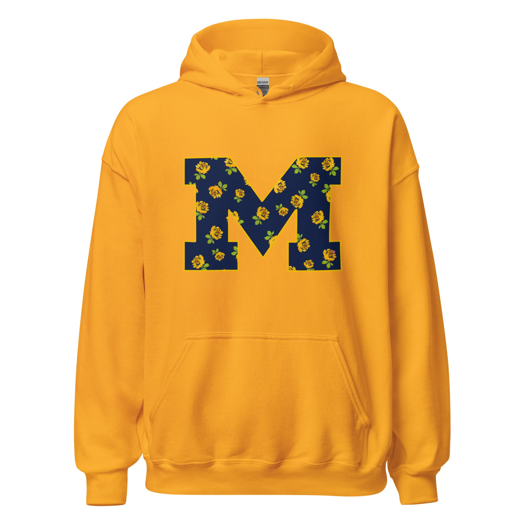 M Maize Roses - Unisex Hoodie