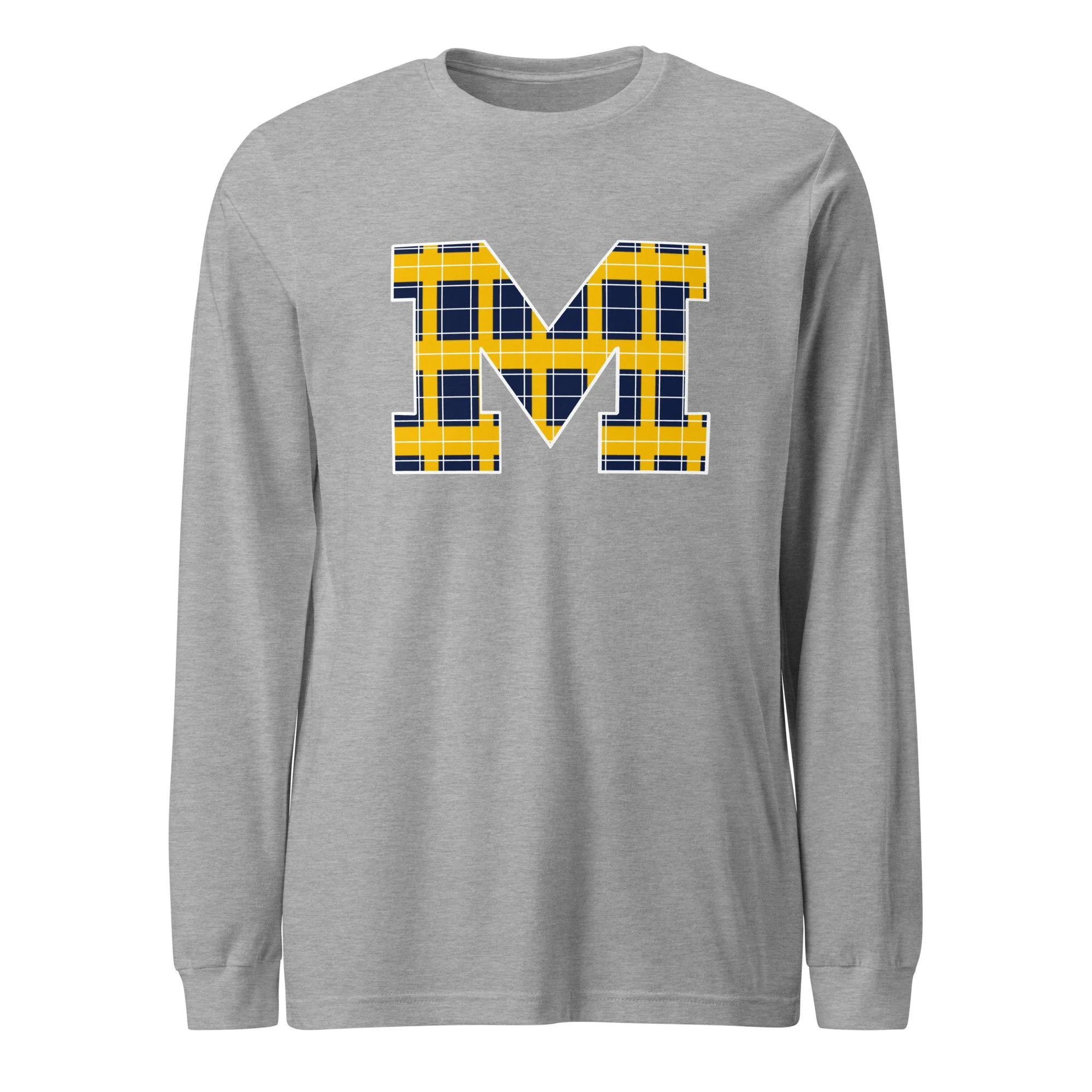 M Plaid - Unisex Long Sleeve Tee