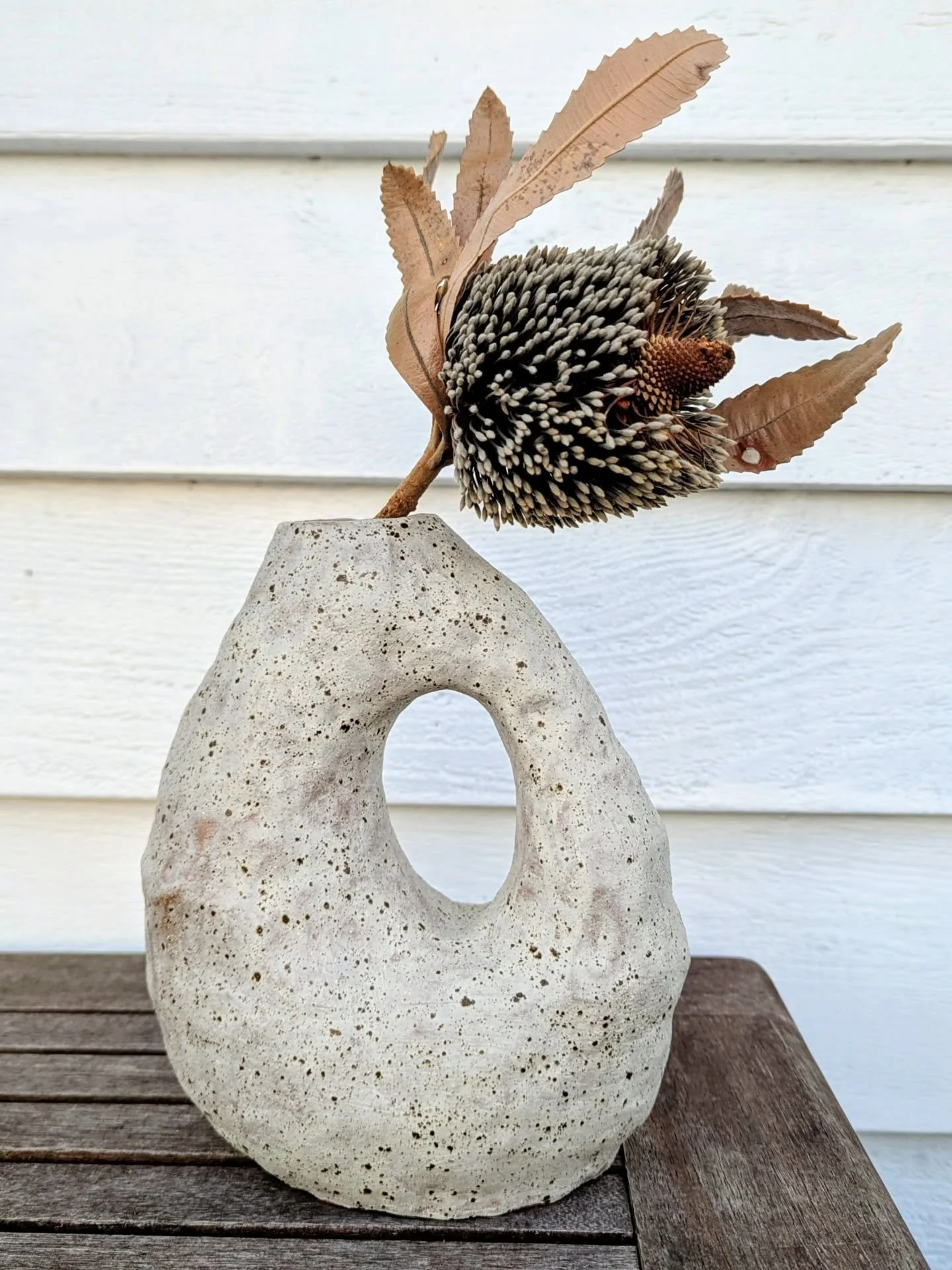 Entering my vase era... 

#handmadevase #ceramicvase #handbuiltceramics