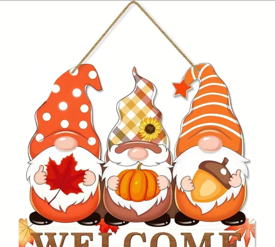 Fall WELCOME Sign