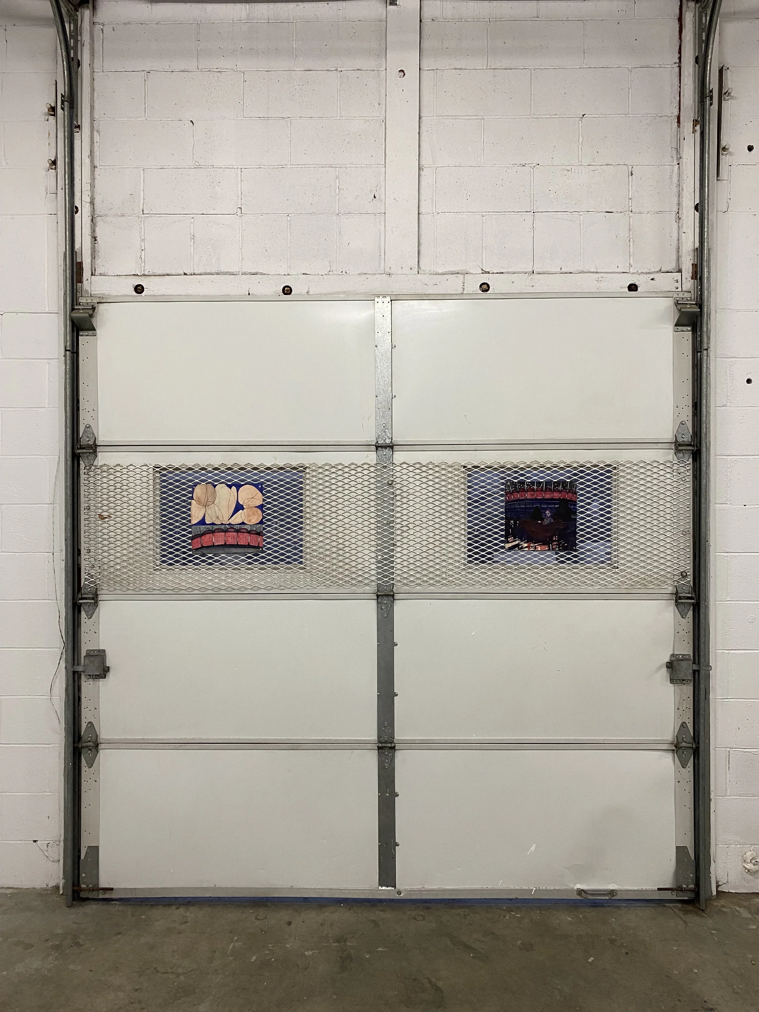 The Night Swim, 2025. Sunset Terrace, Vancouver, B.C. Group show with Shae Seqaqkind, Meg Kockx, Yoanna Kraleva, and Juliana Sech. 