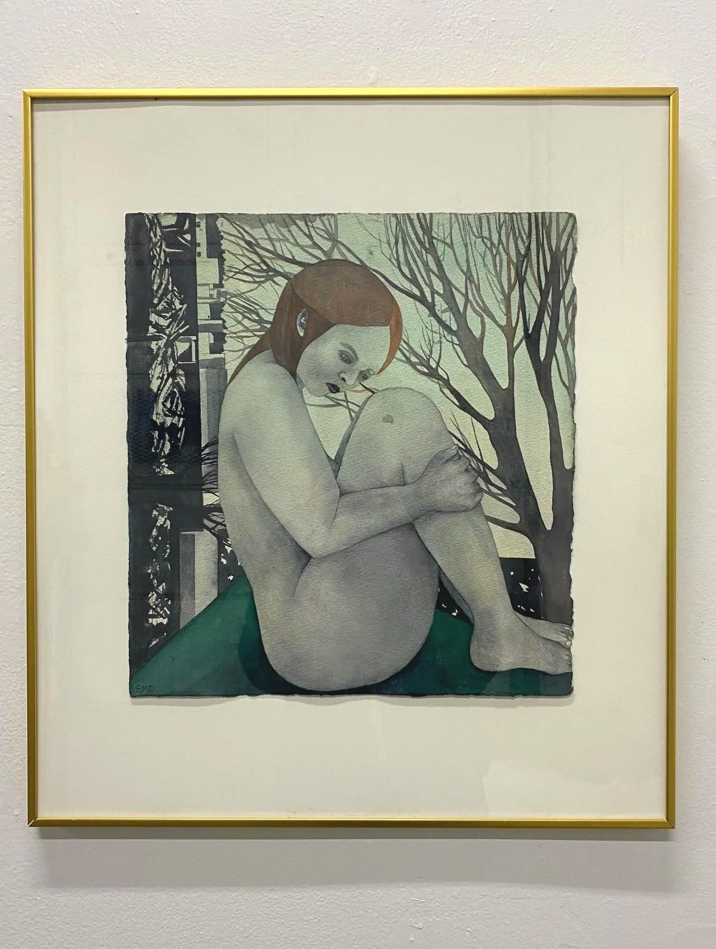 Winter, 2025. Watercolour on paper. 11x13 inches.