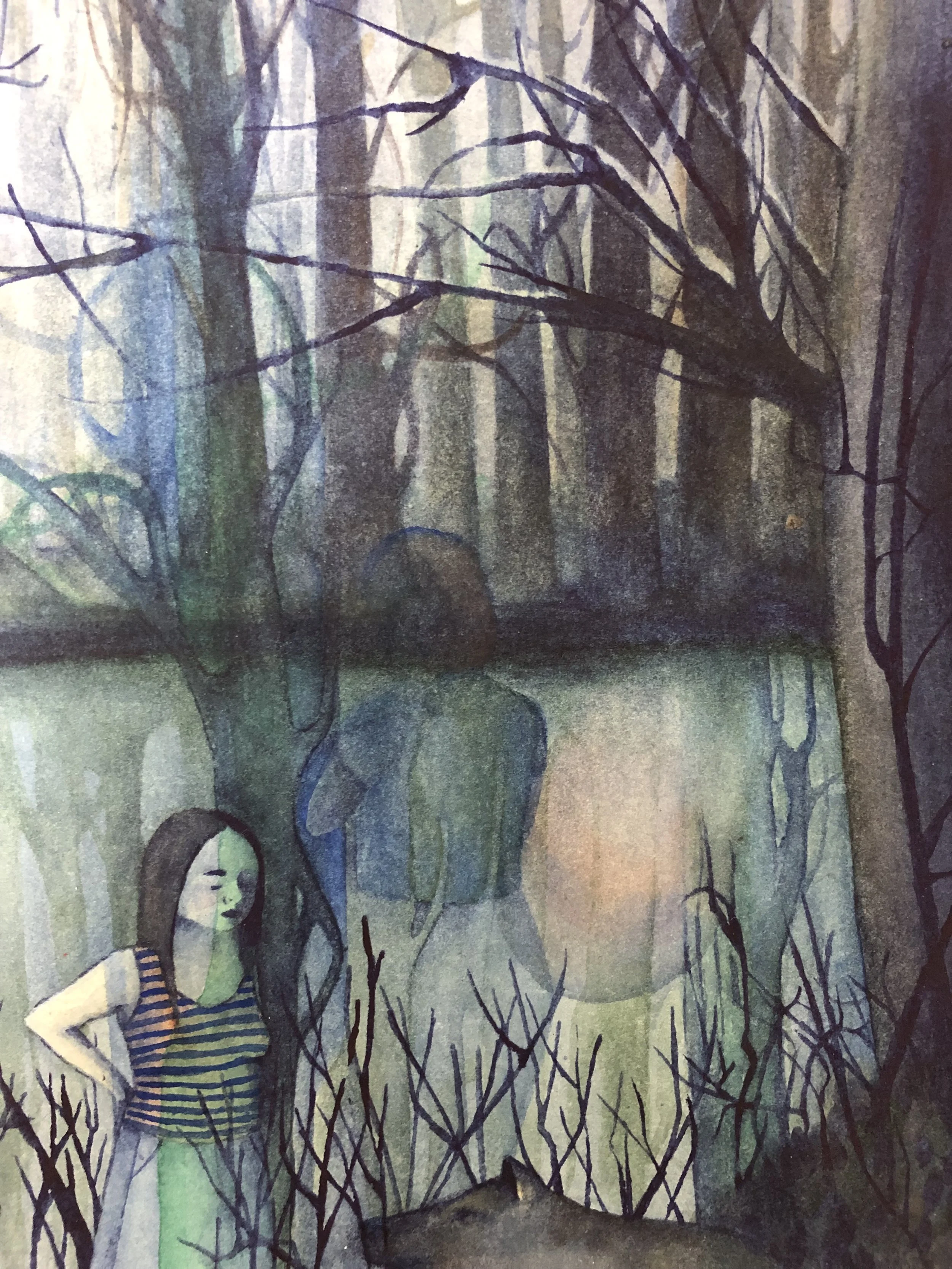Leipzig, 2024. Watercolour on paper. 11x14 inches. 