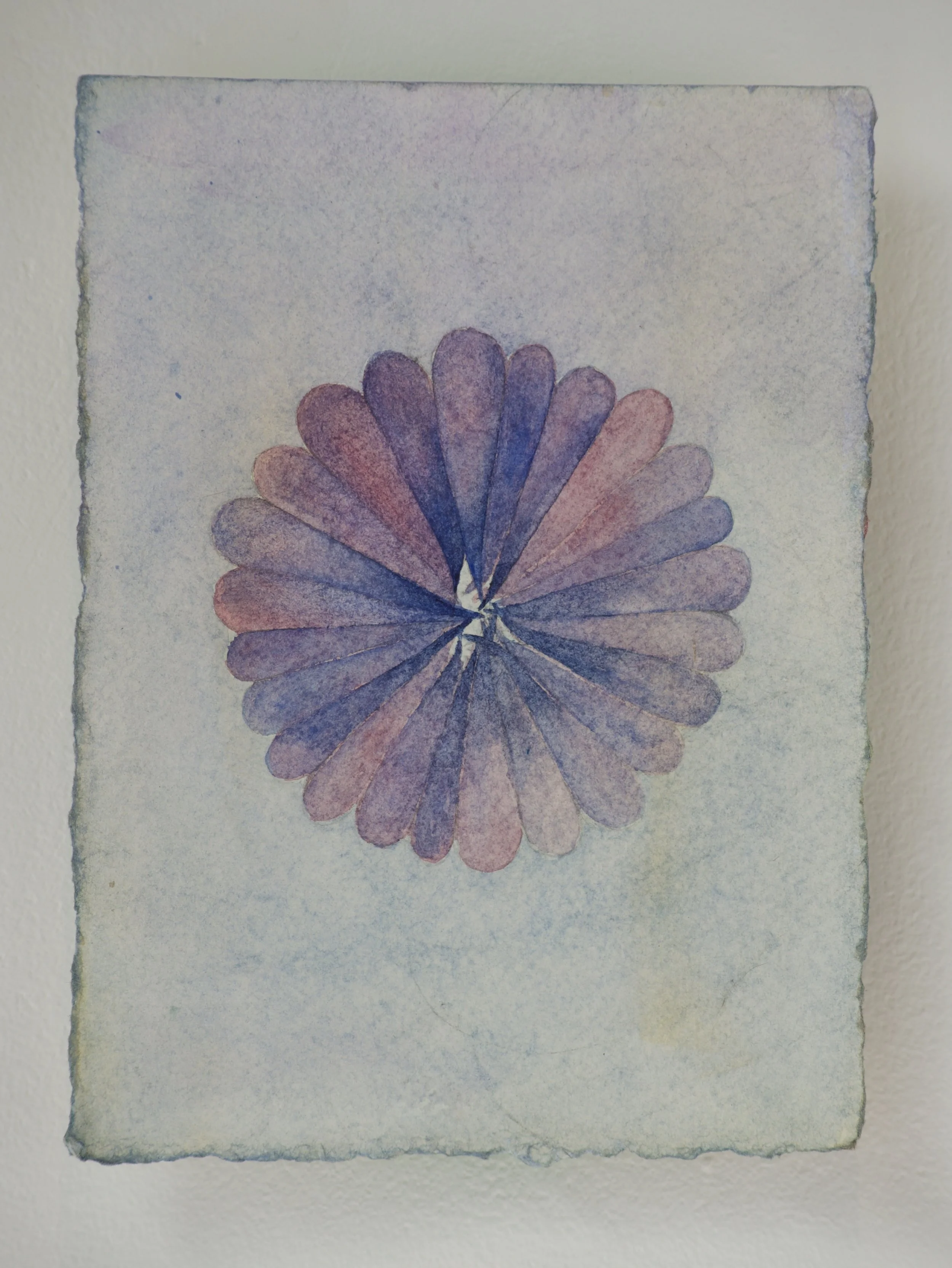 Spinning, 2025. Watercolour on paper. 5x7 inches.