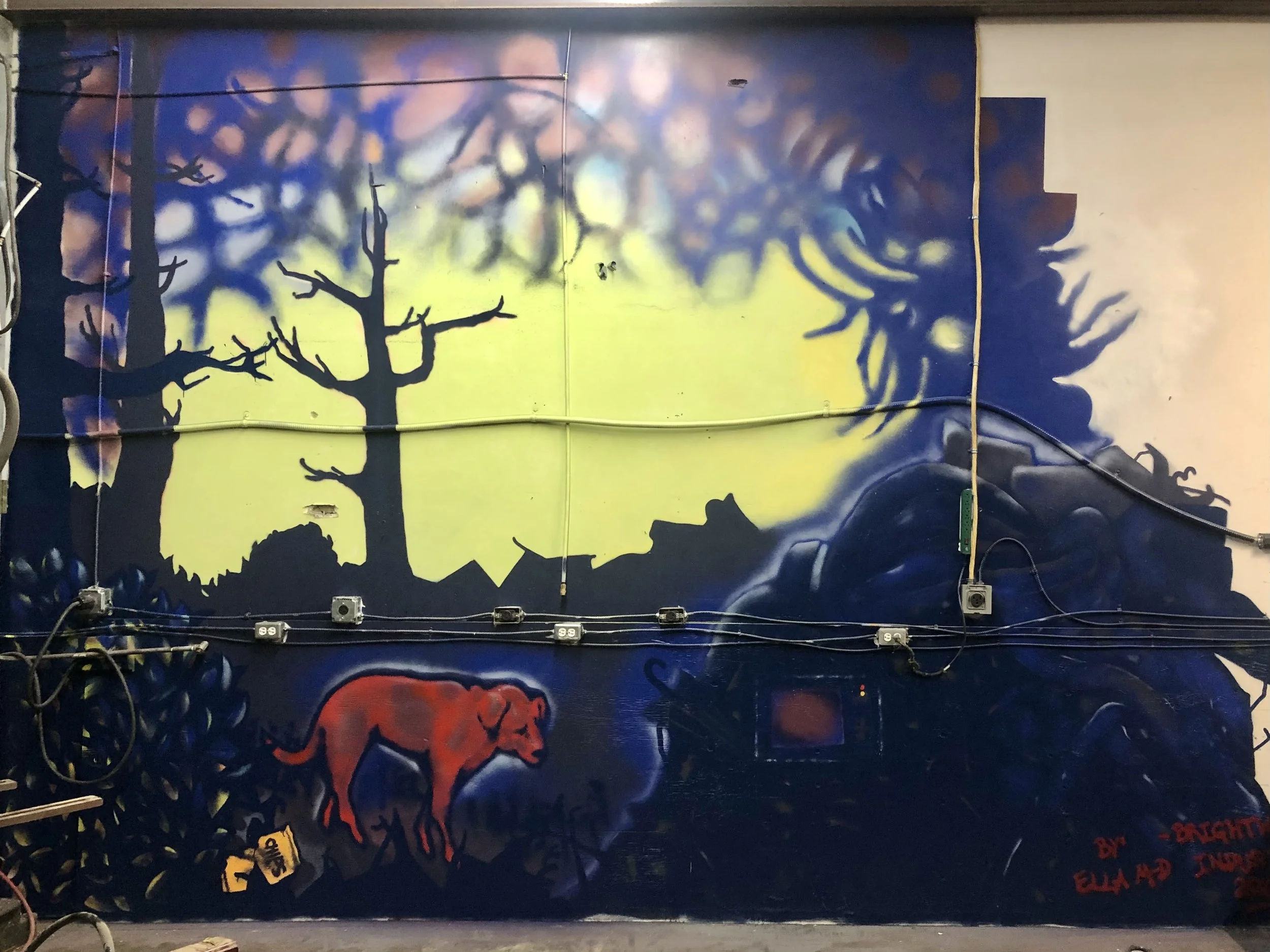 Brightworks Industry Mural, 2025. Vancouver, B.C. 