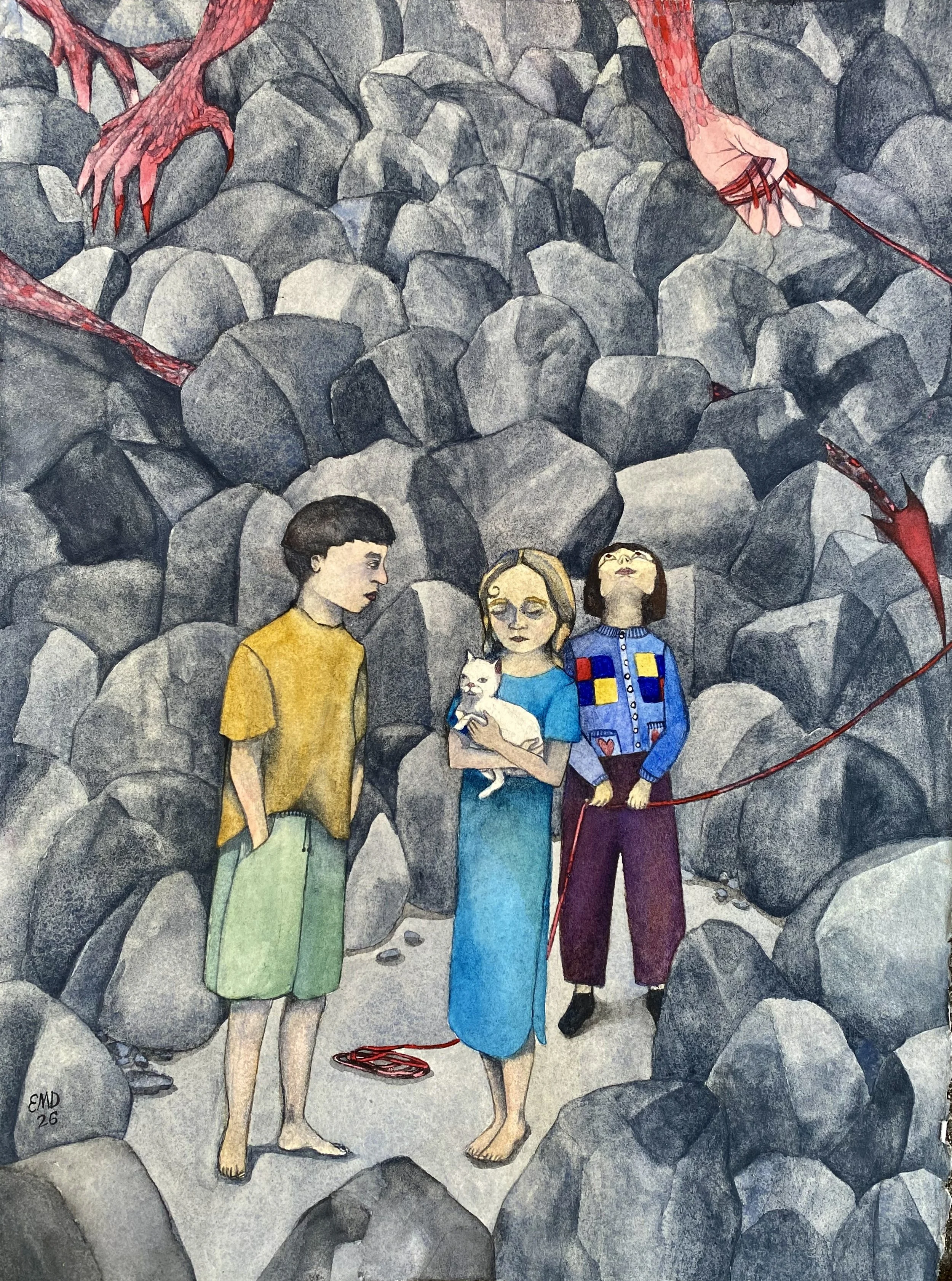 Mountain, 2026. Watercolour on paper. 11x15 inches. 