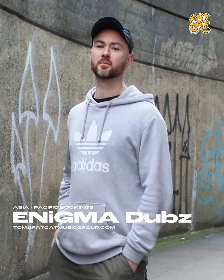 📣 ANNOUNCEMENT 📣

Fat Cat Music Group is thrilled to welcome ENiGMA Dubz to the bookings roster for Asia/Pacific!

Polymath and global DJ, ENiGMA Dubz is fast becoming one of the most influential producers in bass music - flexing from punishing dro