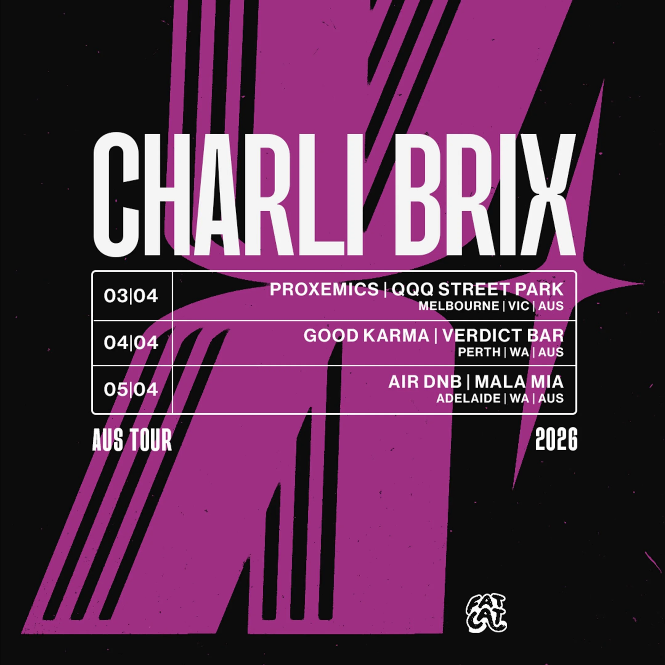 CHARLI BRIX AUSTRALIA 2026