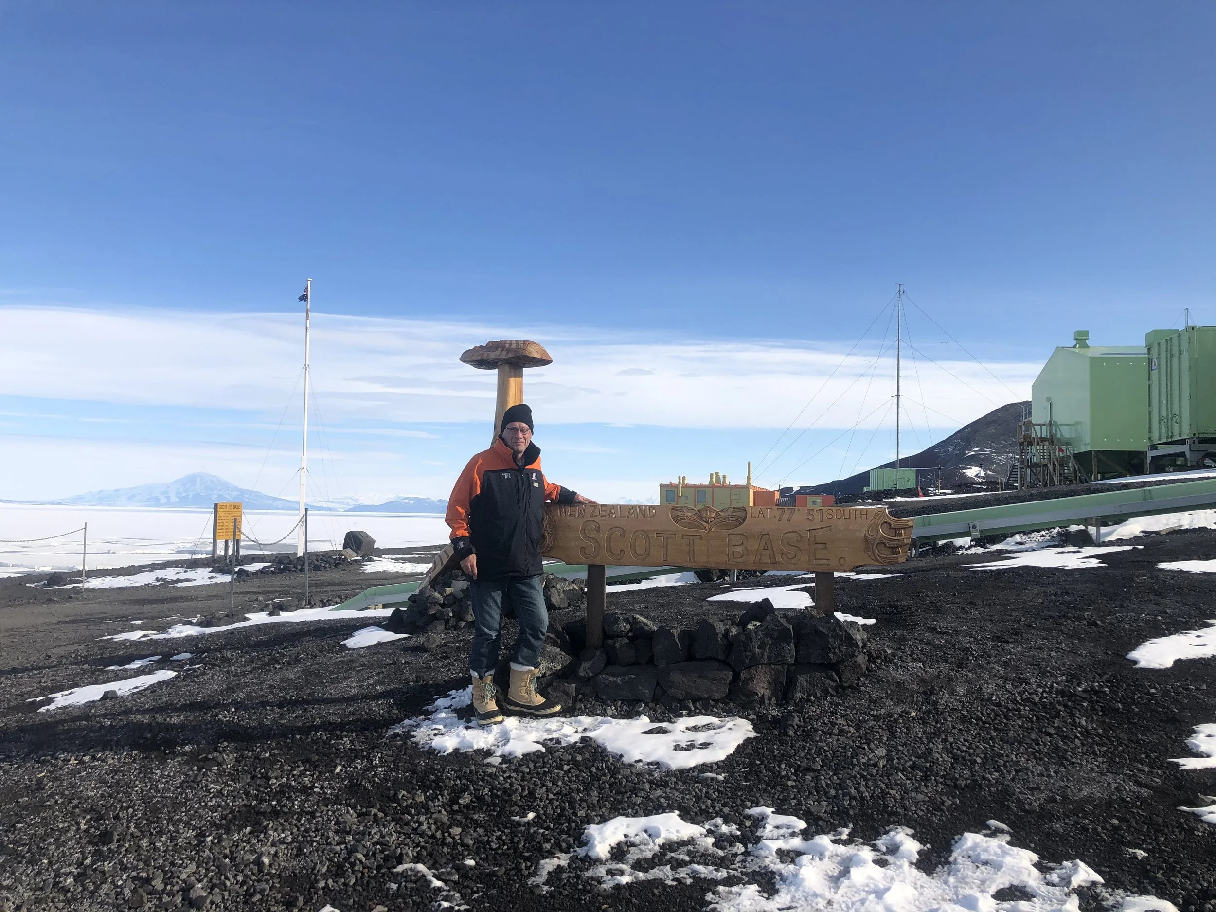 Gateway Teleport engineer at Scott Base, Antarctica, supporting satellite communications and remote infrastructure operations.