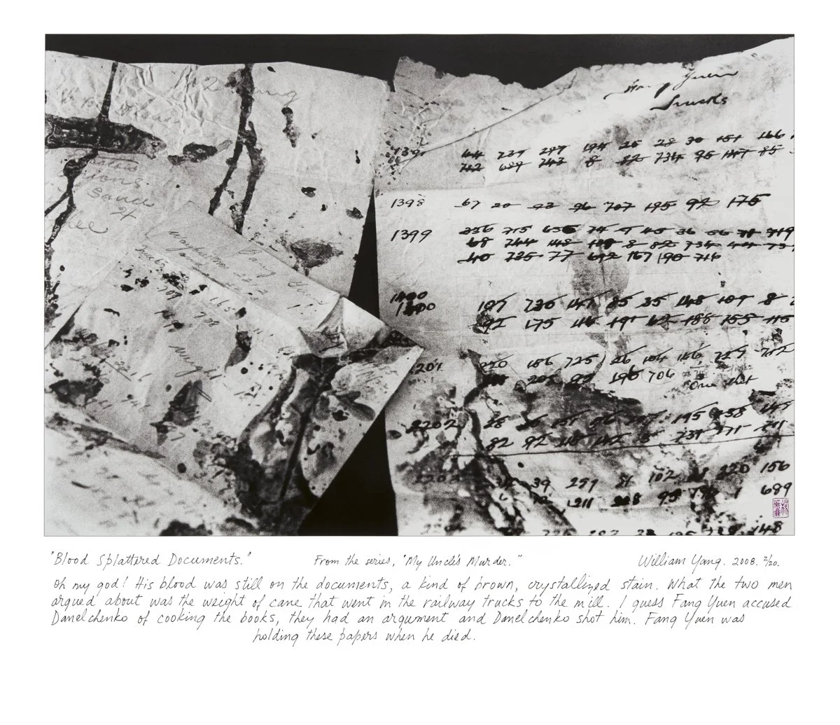 WILLIAM YANG | My Uncle's Murder 6 - Blood Spattered Documents