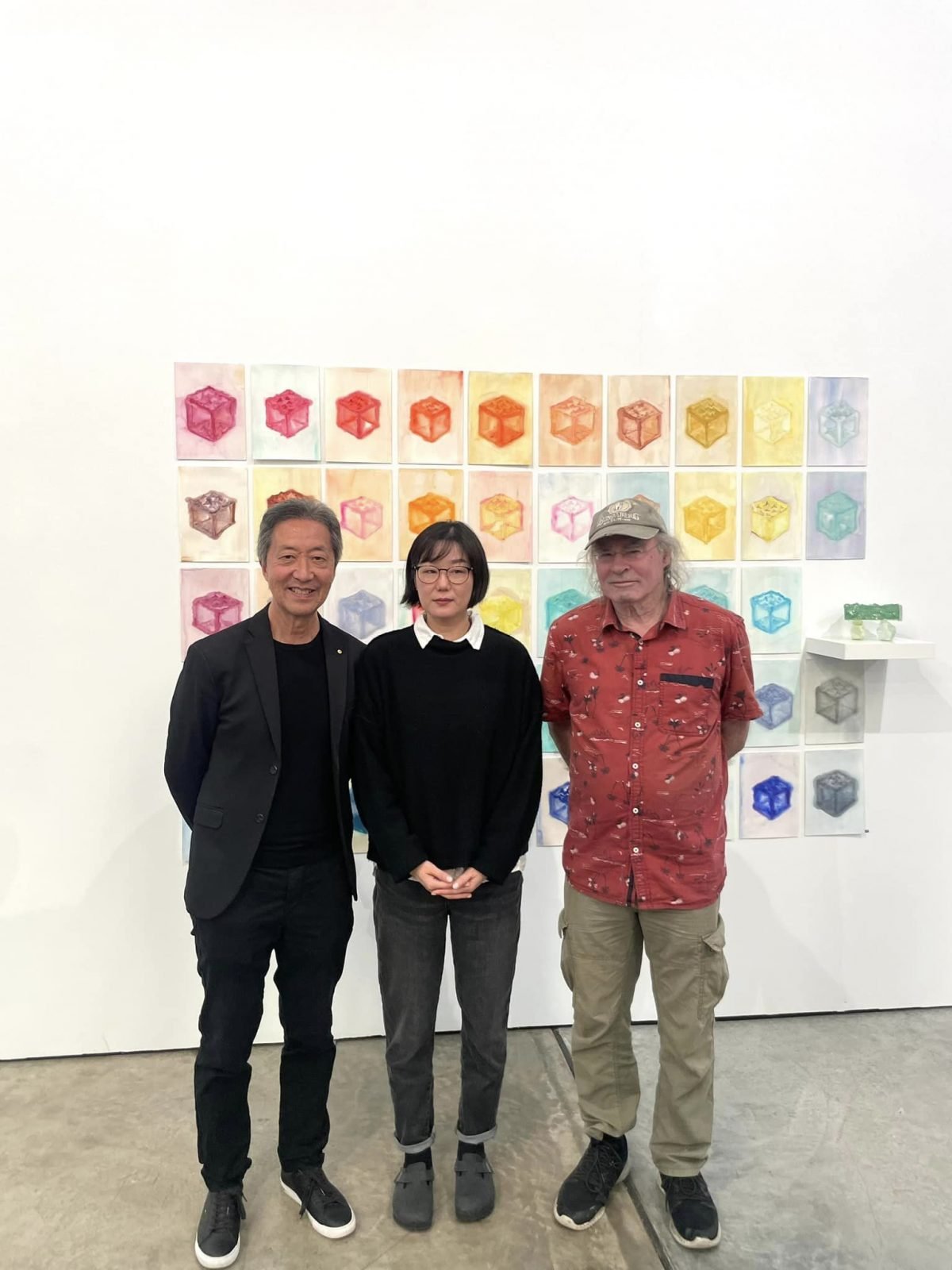 Yiwon Park exhibition opening at Art Atrium launched by Tim Johnson