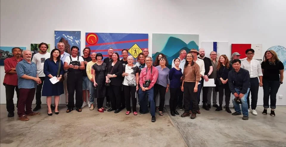 Summer Sojourn, Art Atrium’s 10th Anniversary End of Year Group Exhibition launched by Jimmy Barnes AO