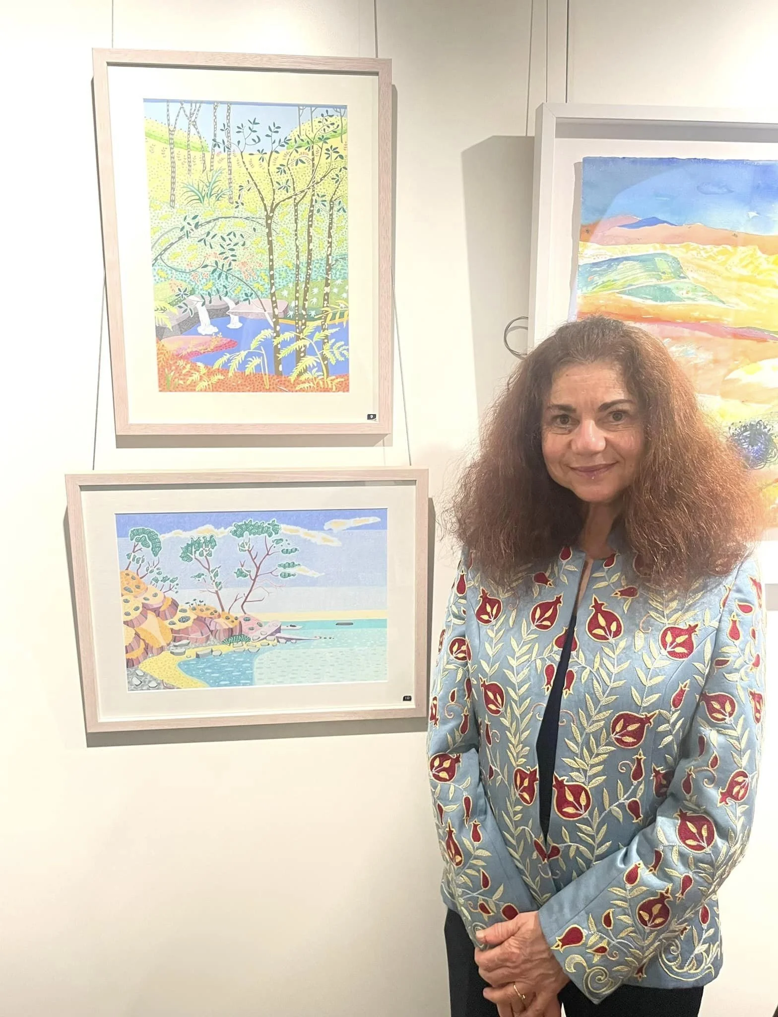 Art Atrium artists Jacqueline Balassa, Kate Briscoe, Sophie Dunlop and Phillip Edwards in Australian Watercolour Institute Annual Exhibition.